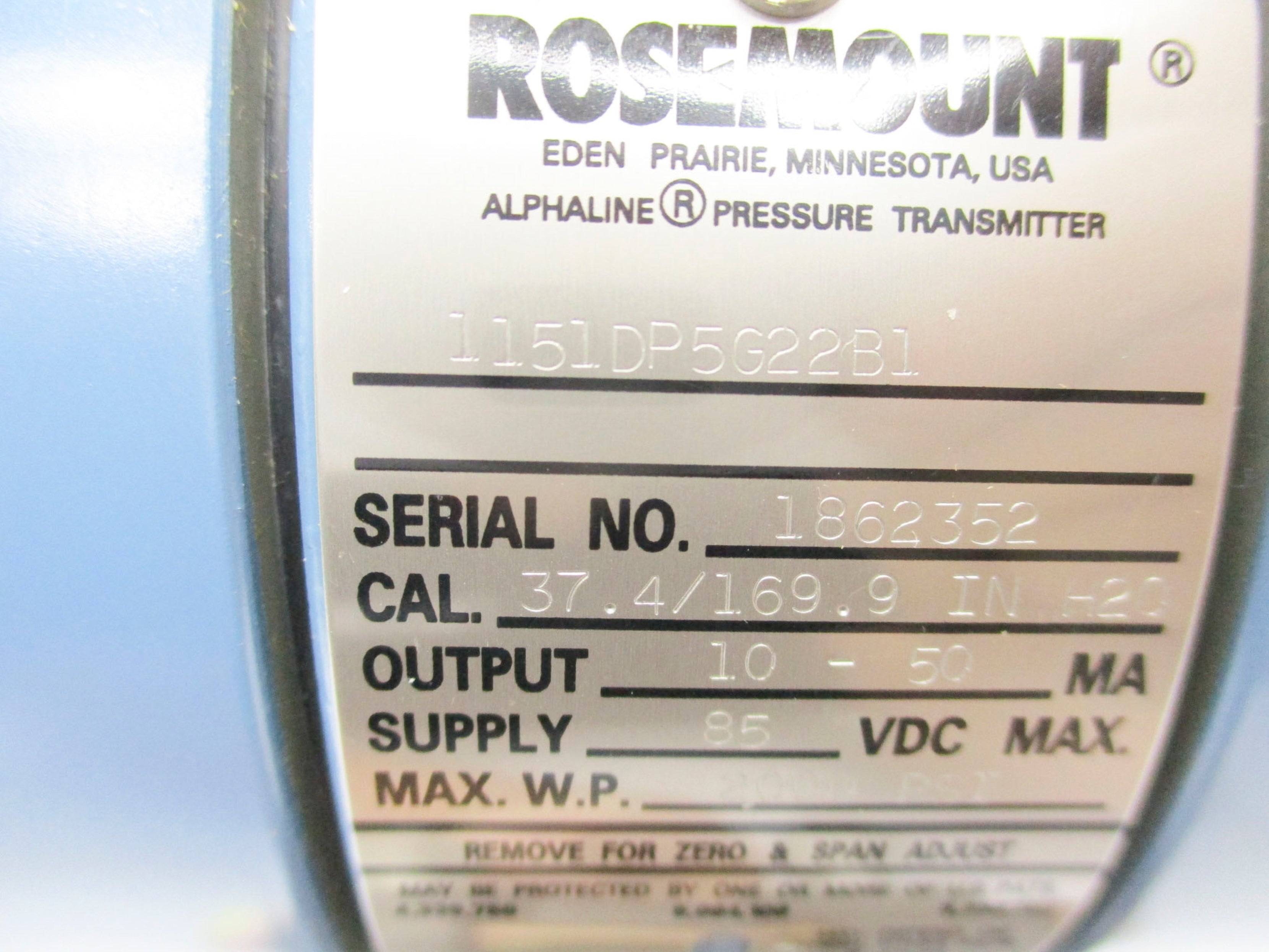 ROSEMOUNT 1151DP5G22B1 NSMP