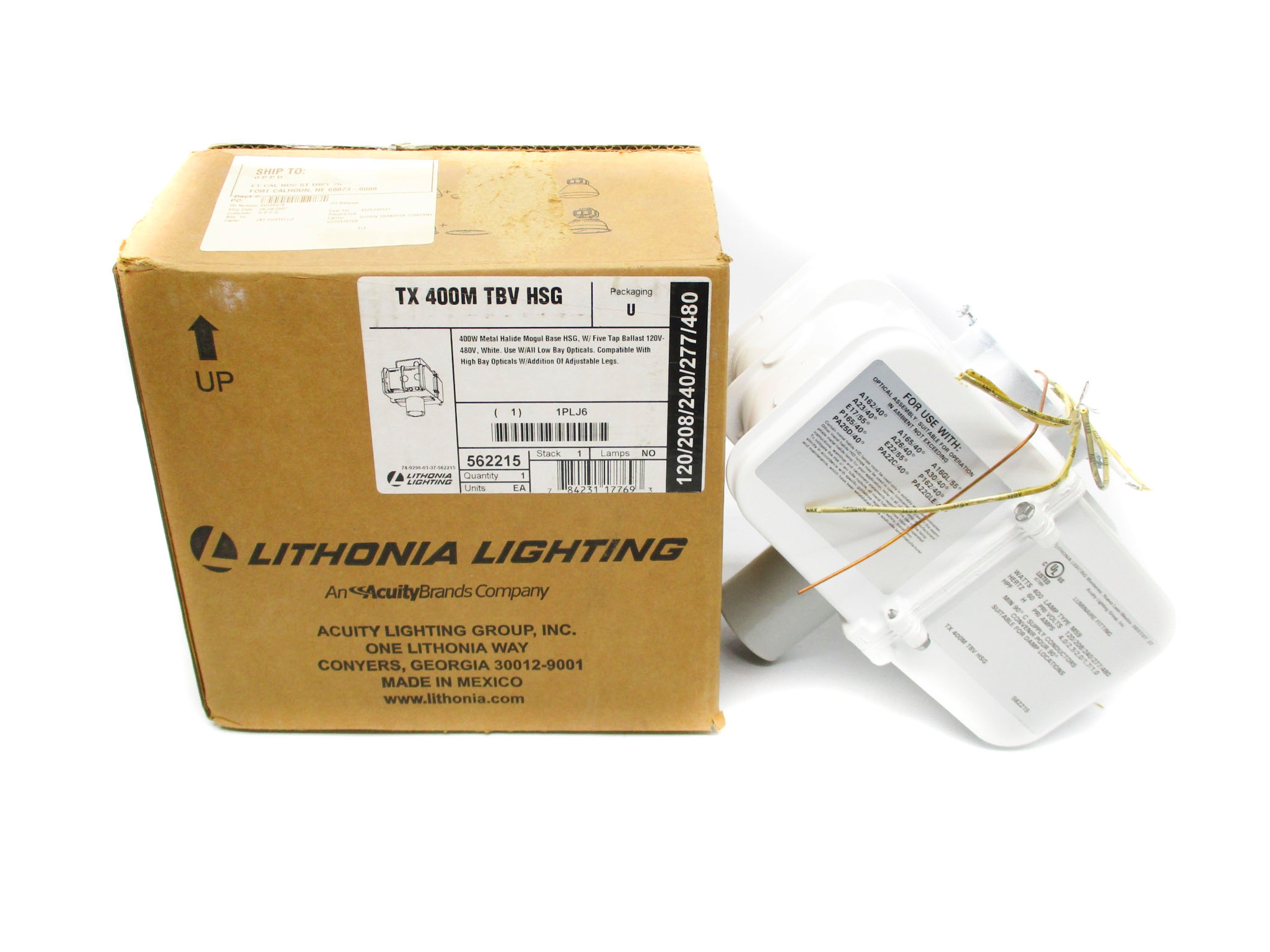 LITHONIA LIGHTING TX400MTBVHSG NSMP