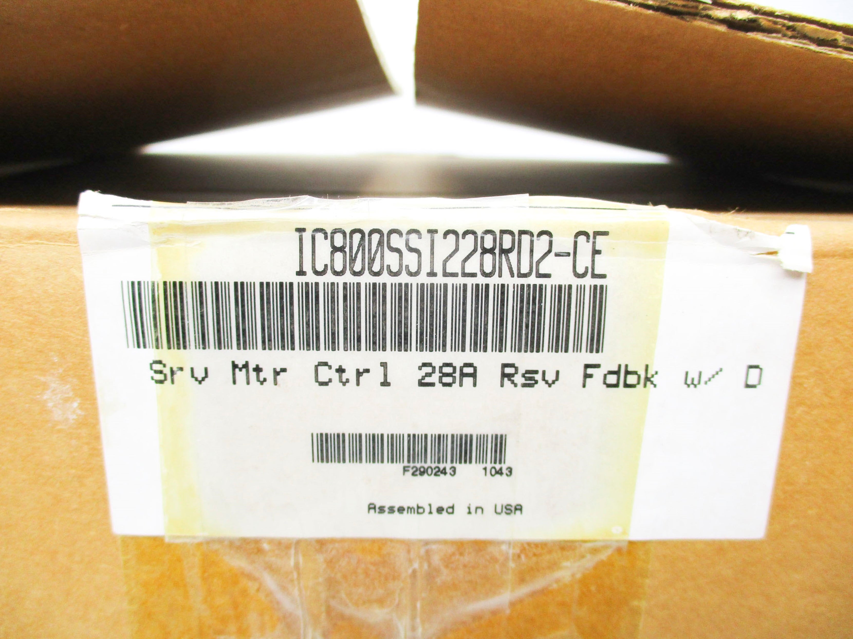 GENERAL ELECTRIC IC800SSI228RD2-CE NSMP