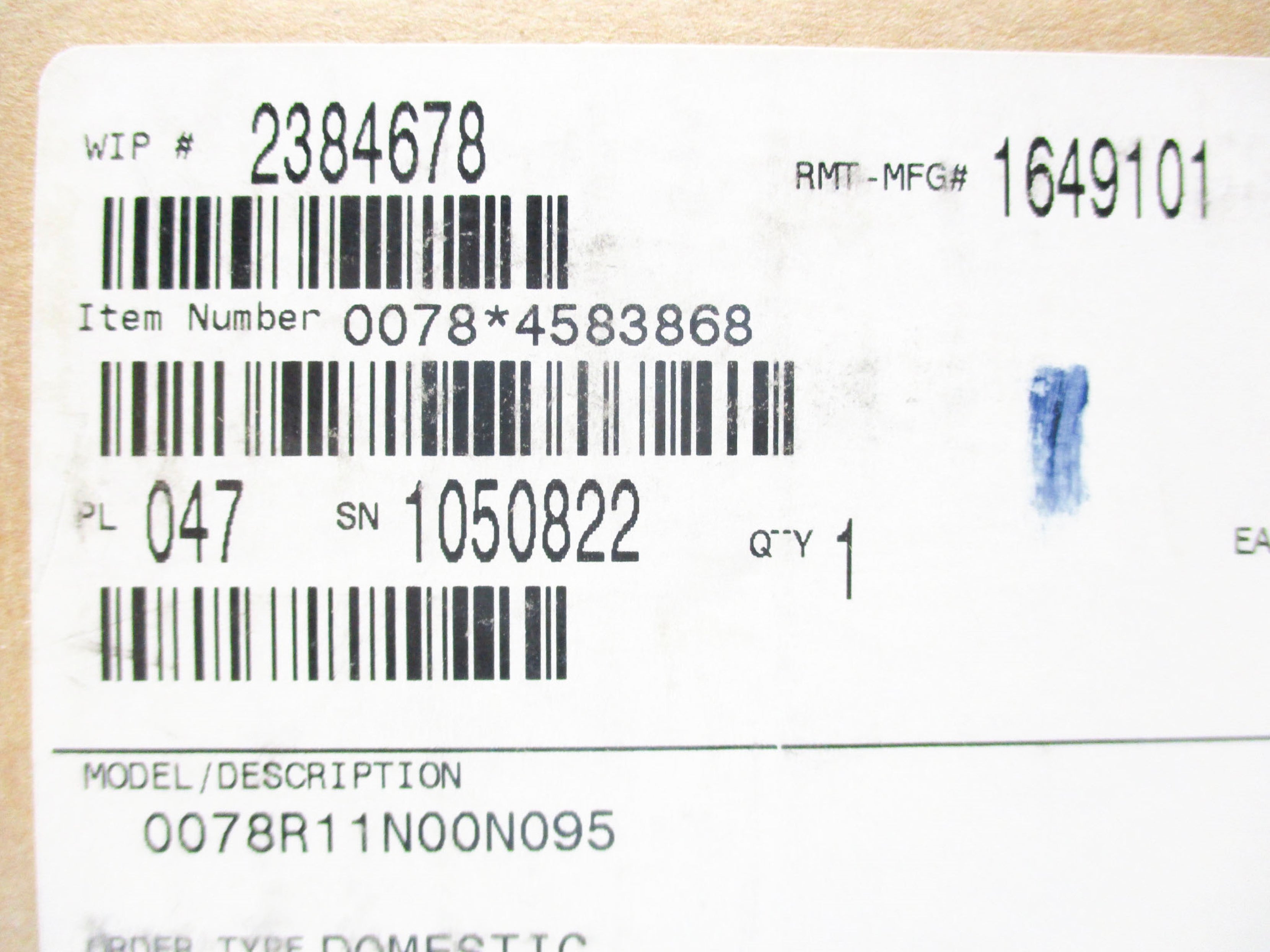 ROSEMOUNT 0078R11N00N095 NSMP