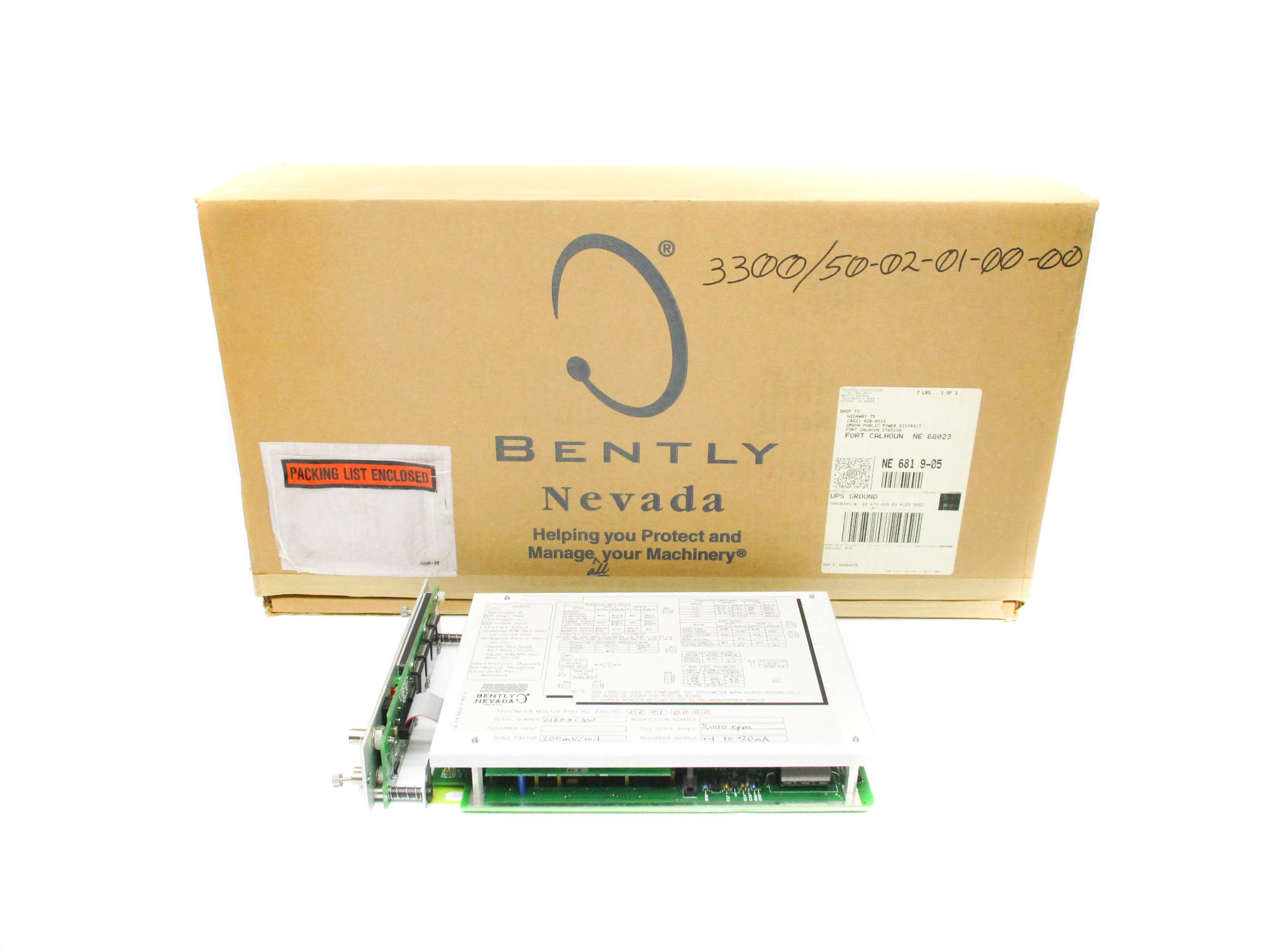 BENTLY NEVADA 3300/50-02-01-00-00 NSMP