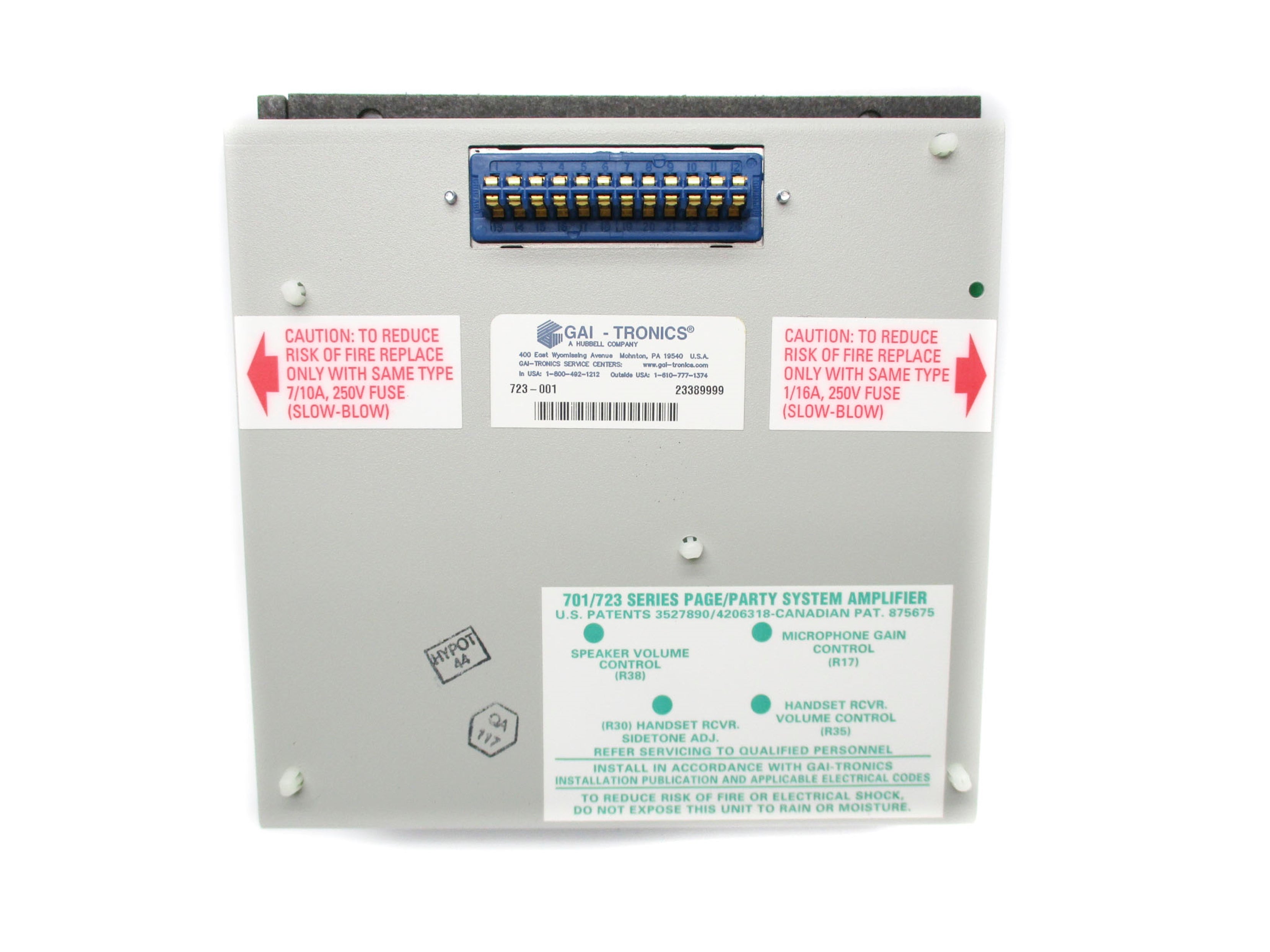 GAI-TRONICS 723-001 NSNP