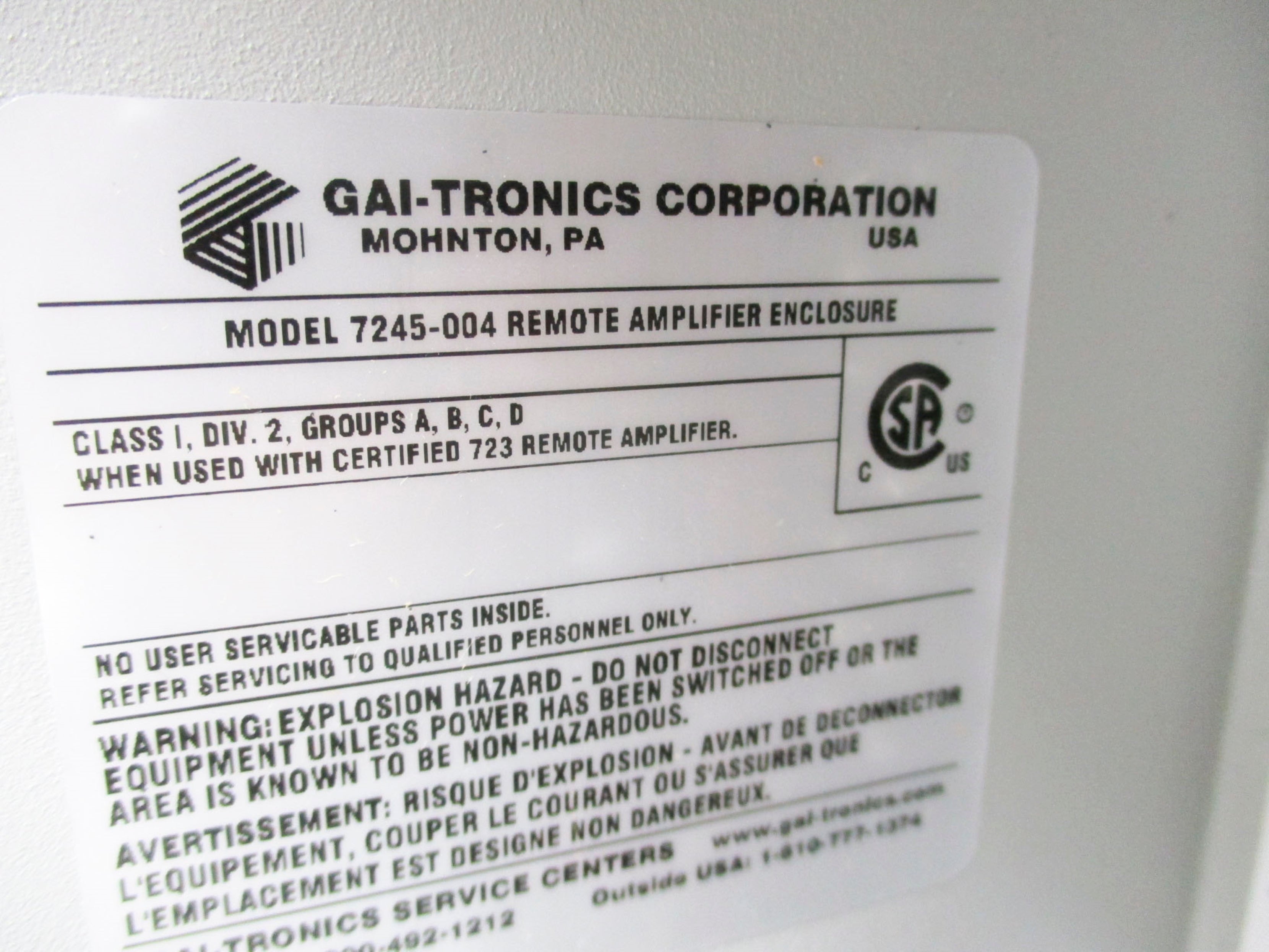 GAI-TRONICS 723-001 NSNP