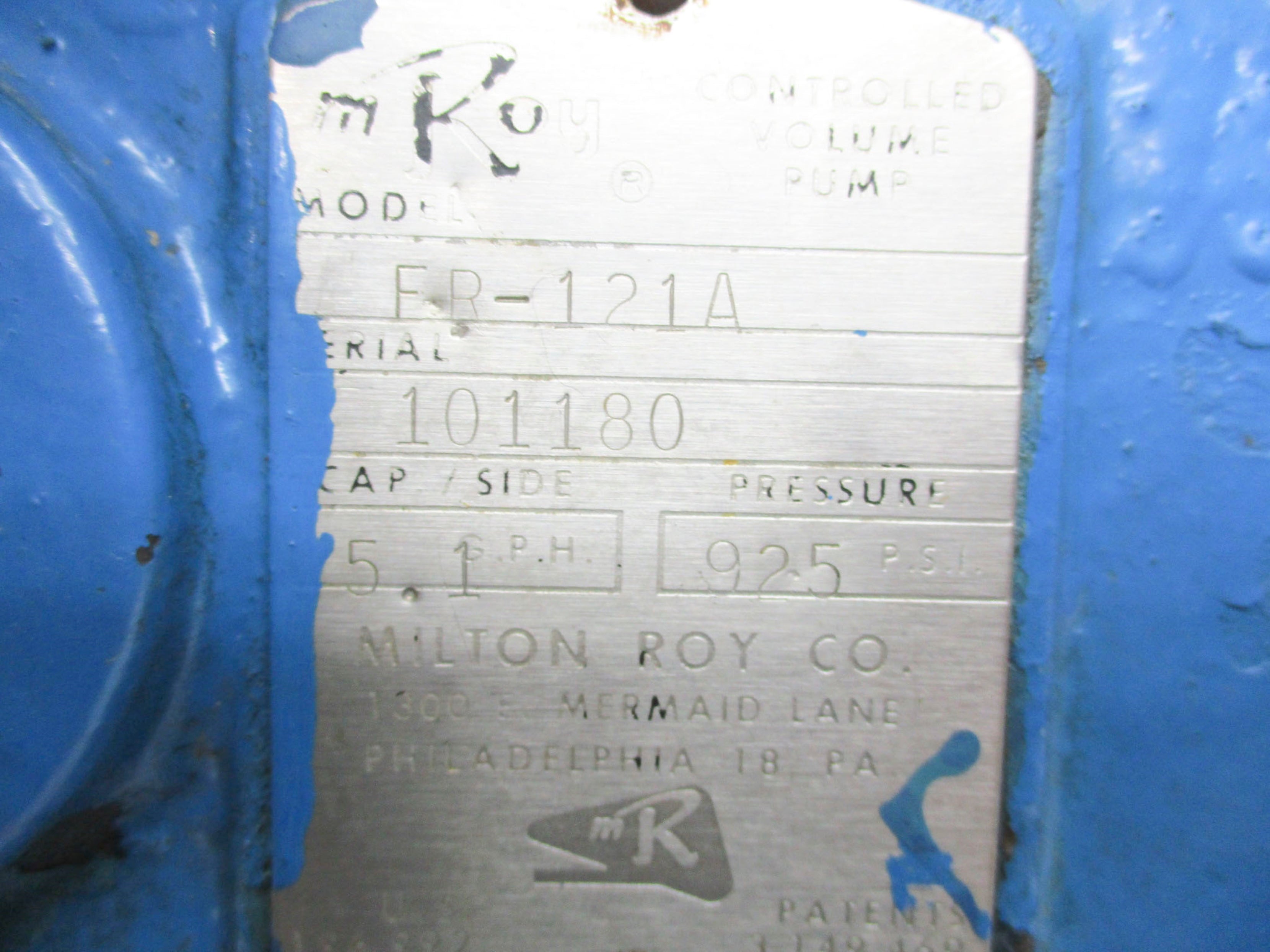 MILTON  FR-121A UNMP