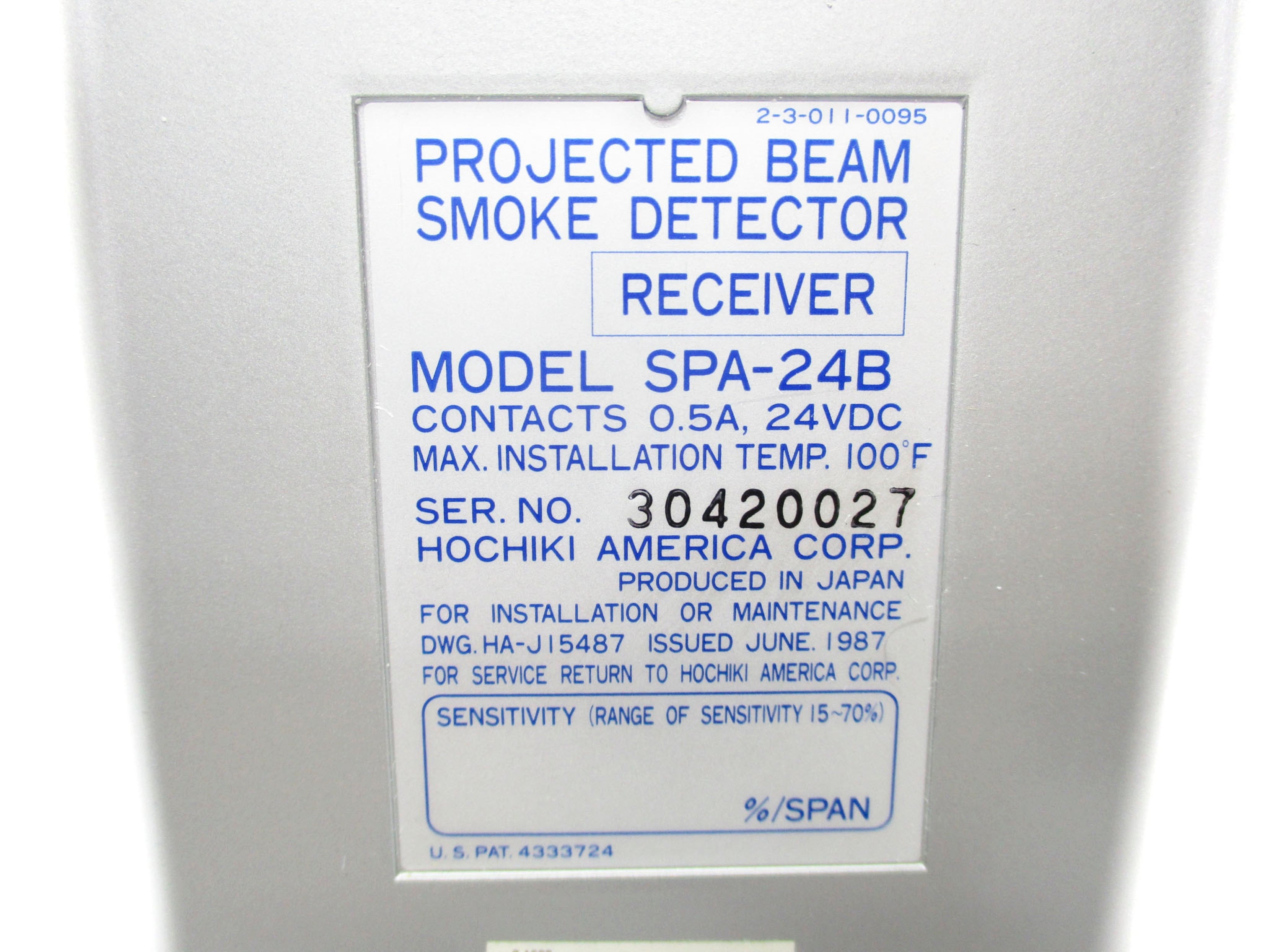 HOCHIKI SPA-24B-RECEIVER NSNP