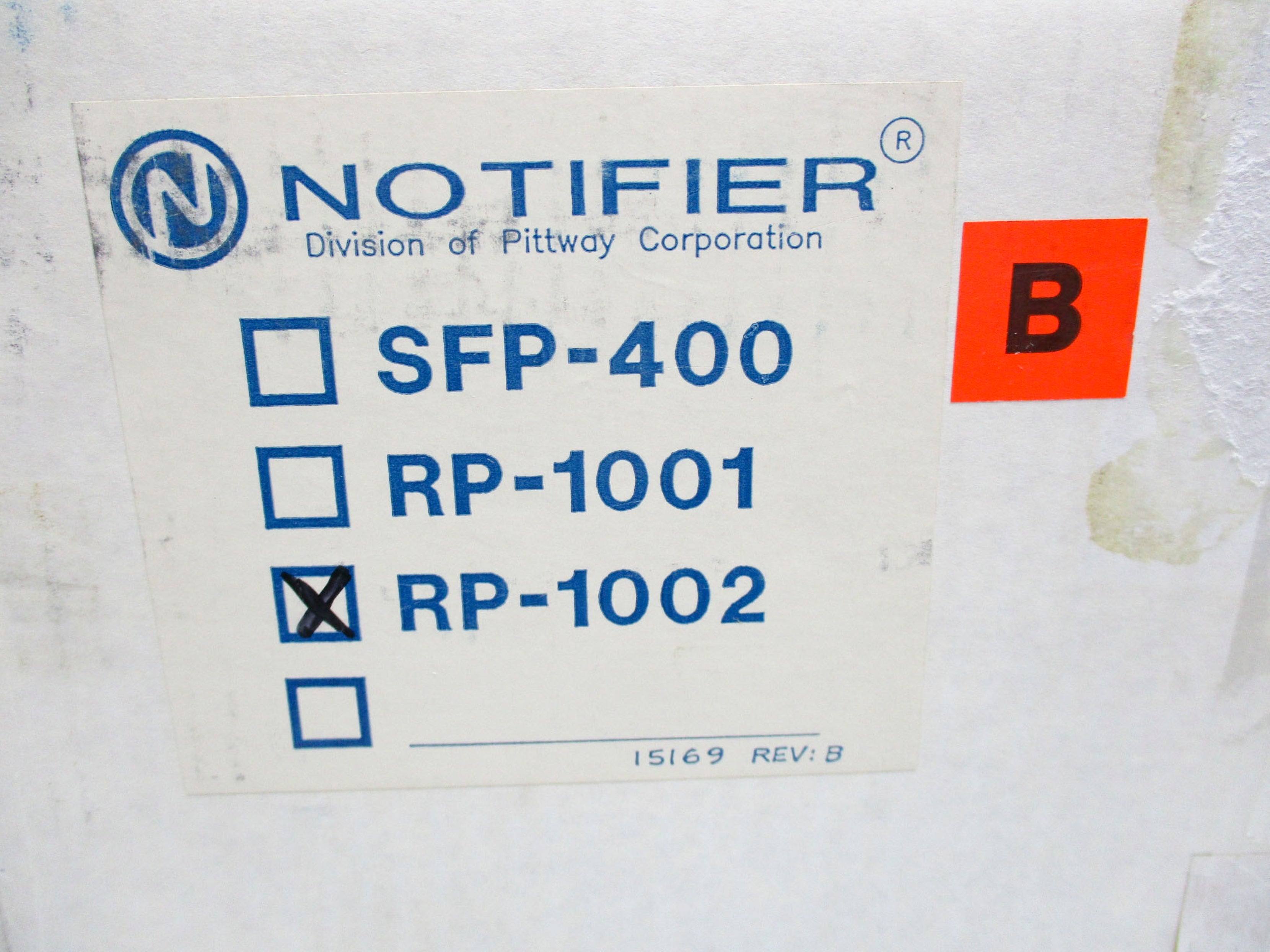NOTIFIER RP-1002 NSMP