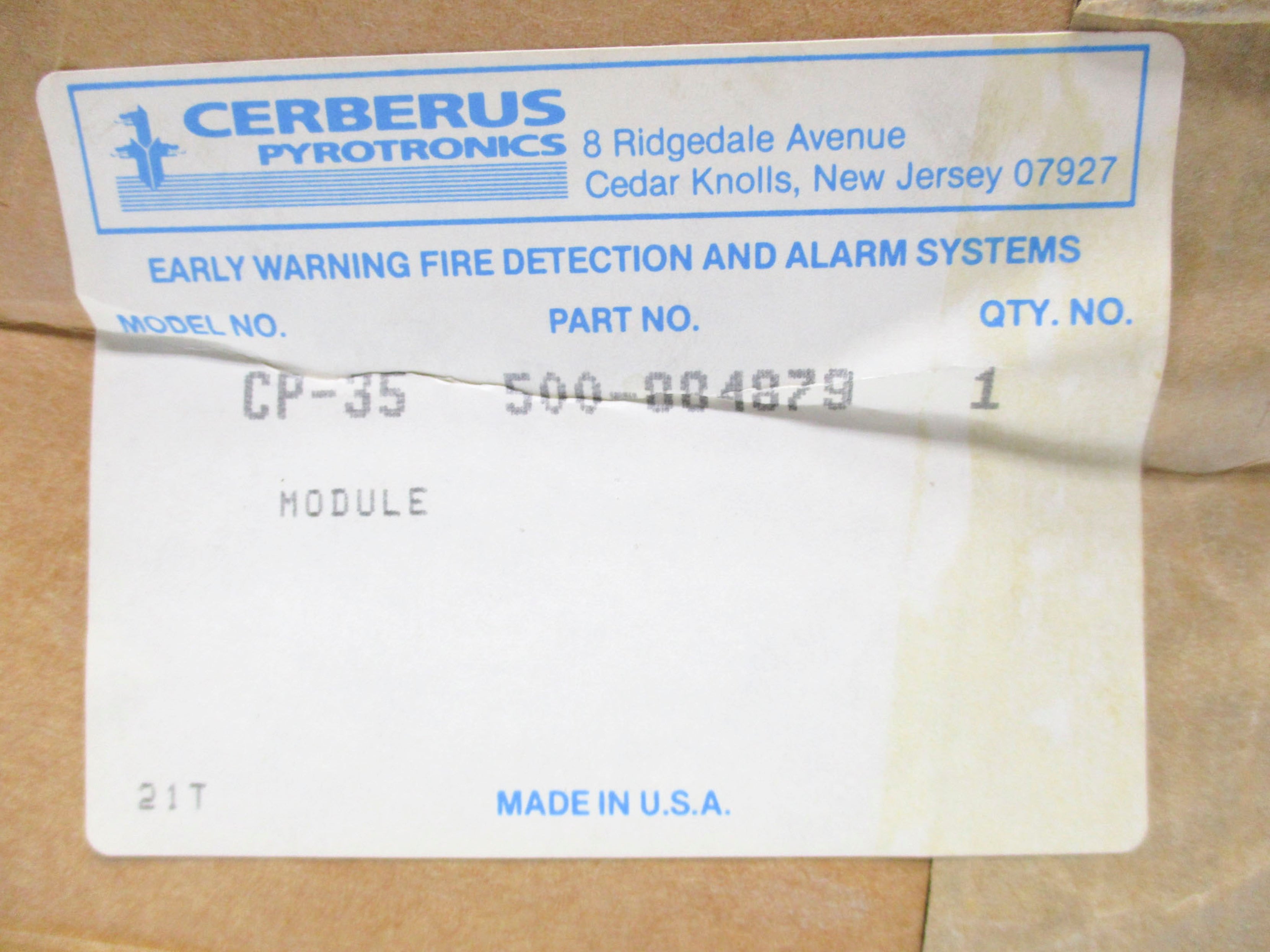 CERBERUS CP-35 NSMP