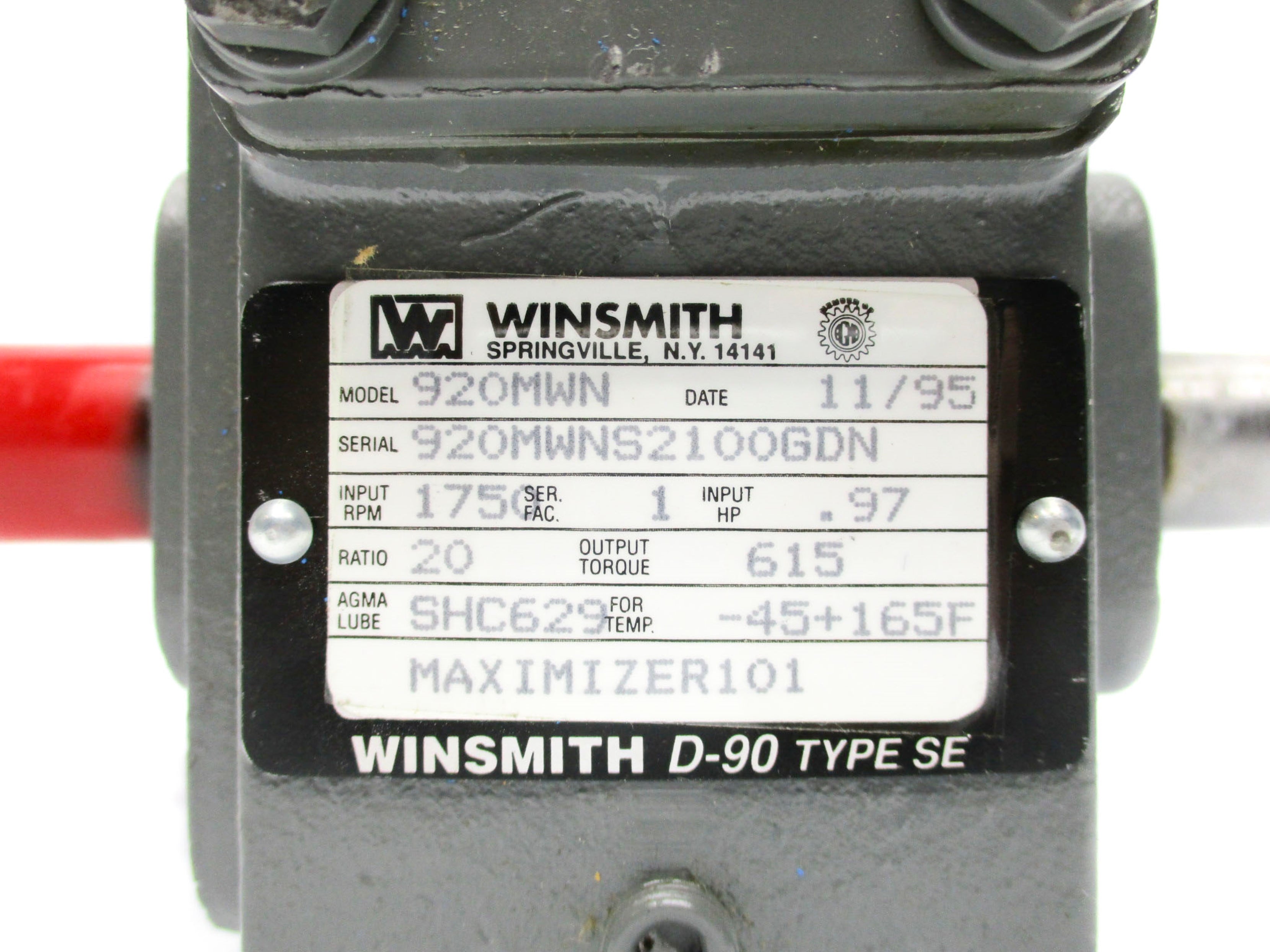 WINSMITH 920MWNS2100GDN NSNP