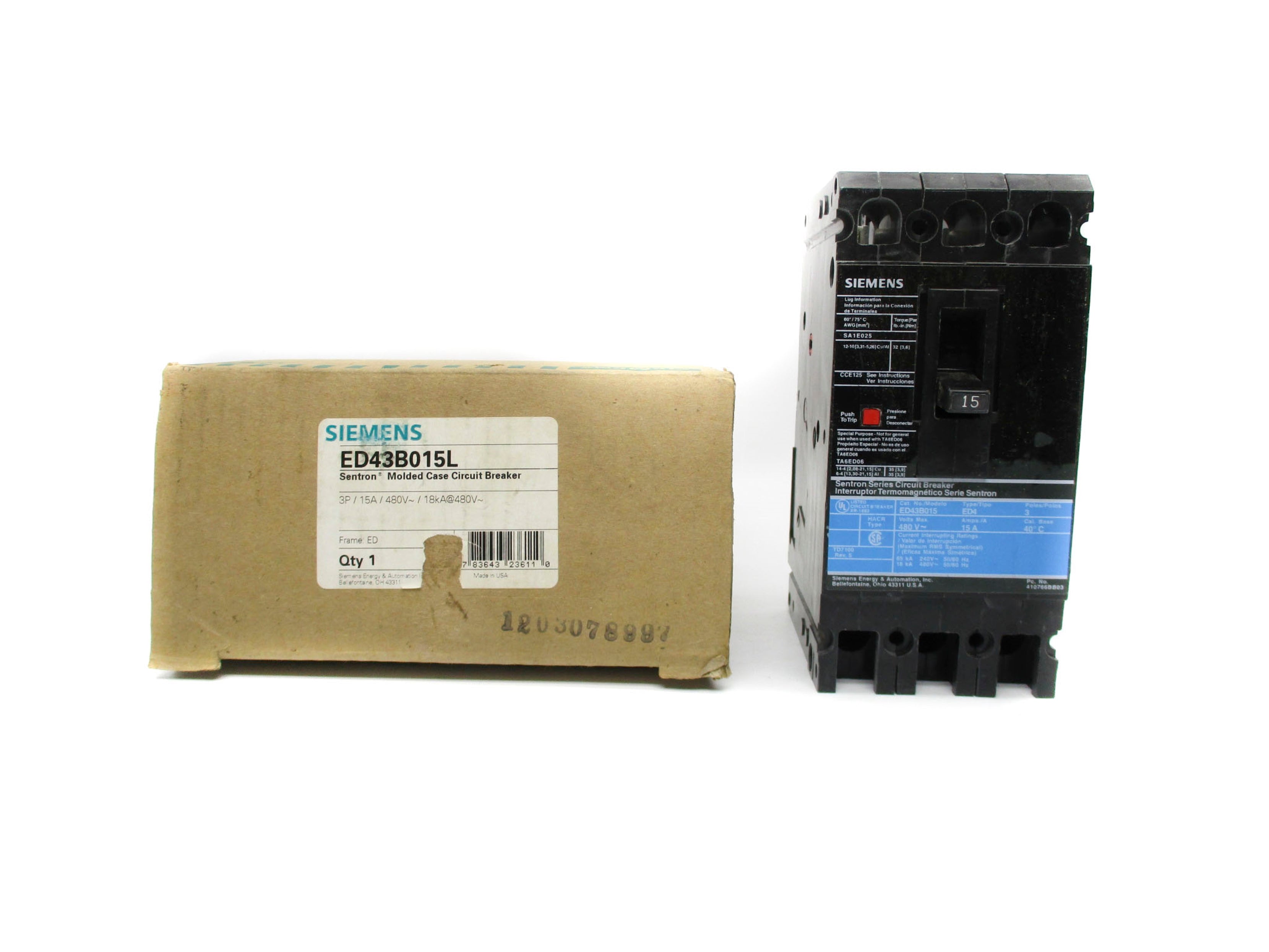 SIEMENS ED43B015L NSMP