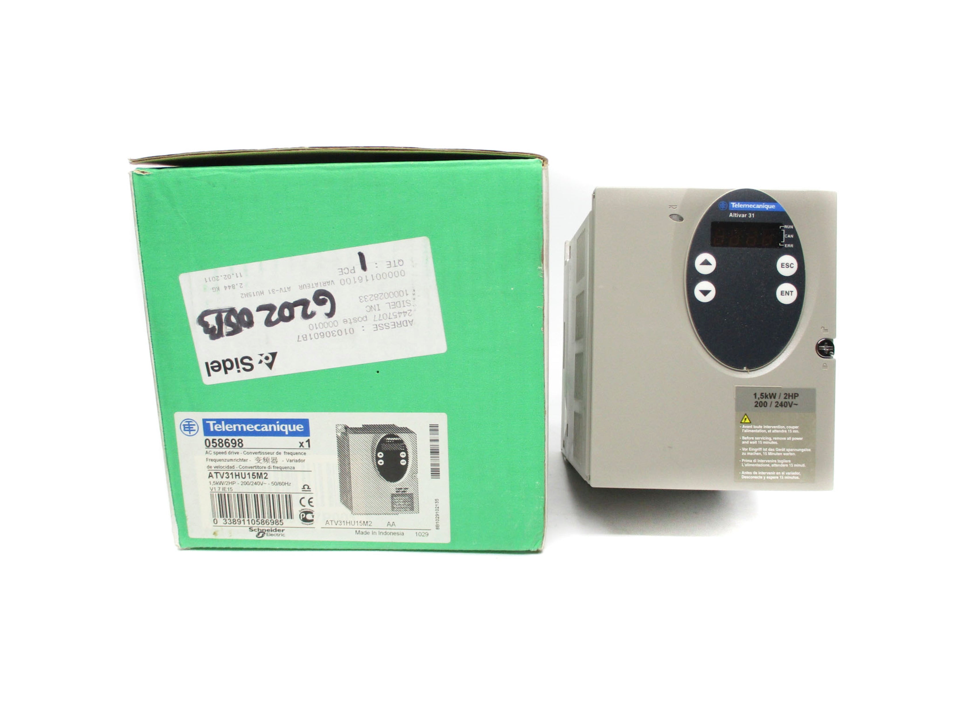 TELEMECANIQUE ATV31HU15M2 NSMP