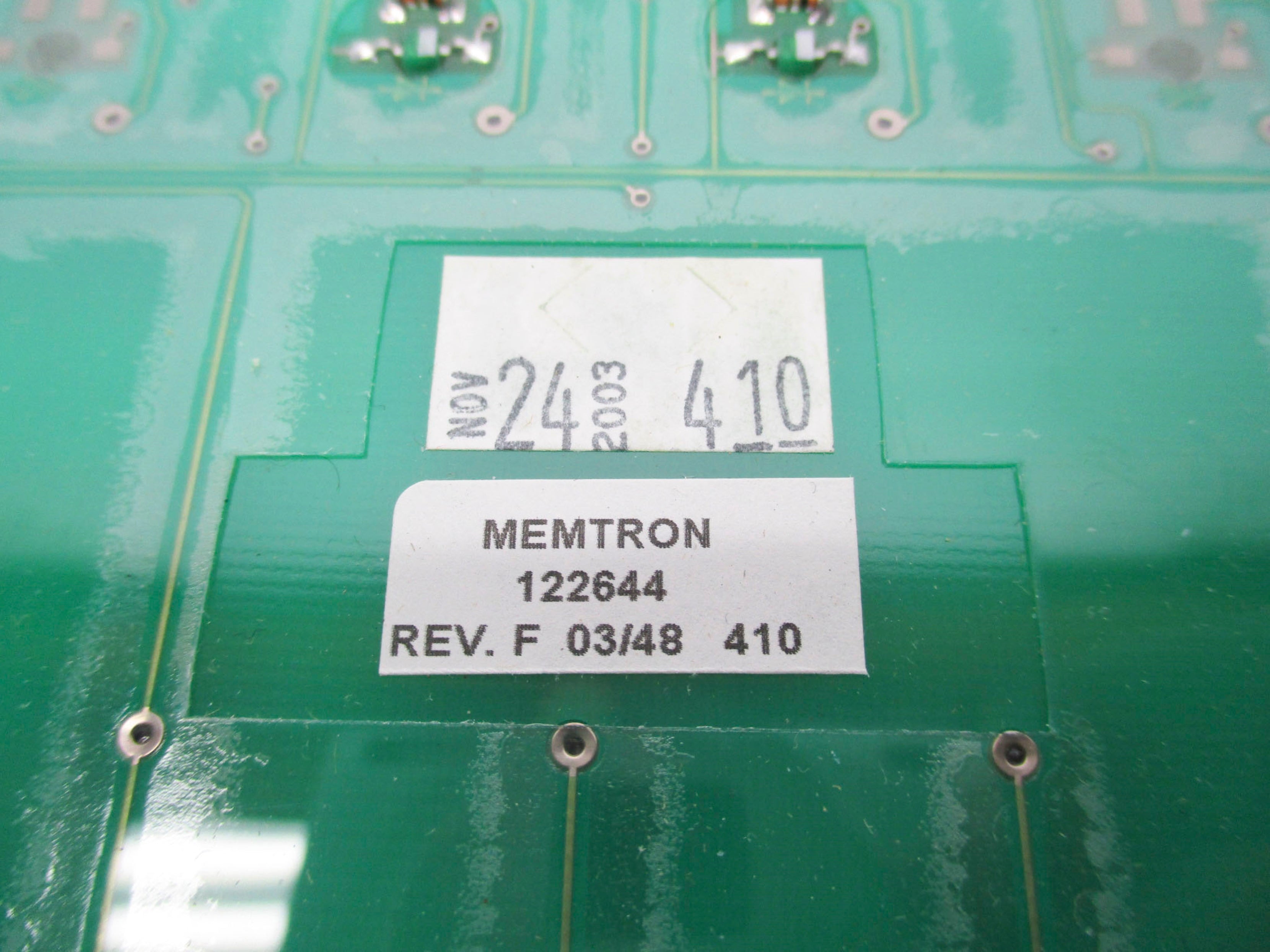 MEMTRON 35-12-274 (25799) NSNP