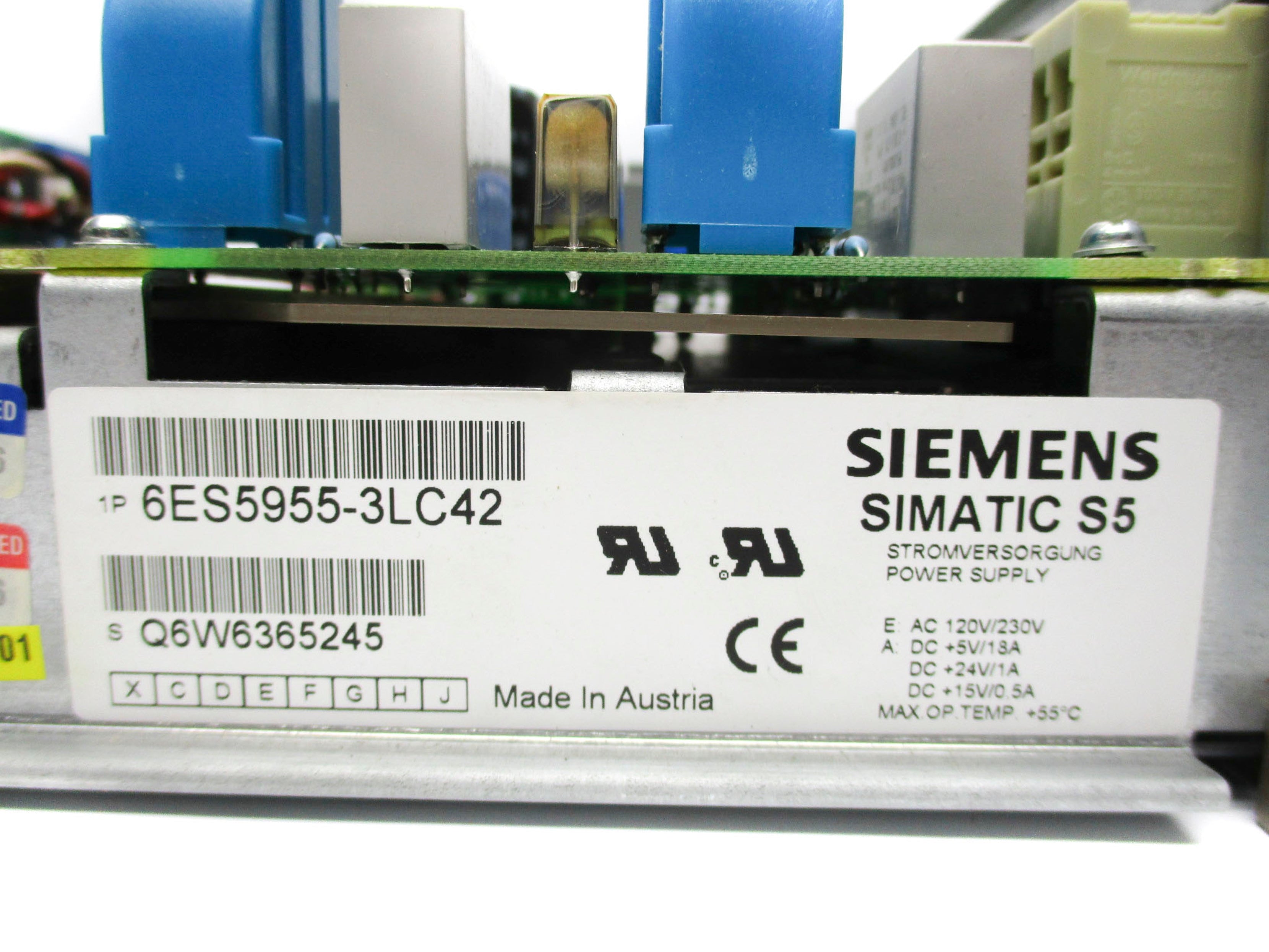 SIEMENS 6ES5955-3LC42 (AS PICTURED) NSMP