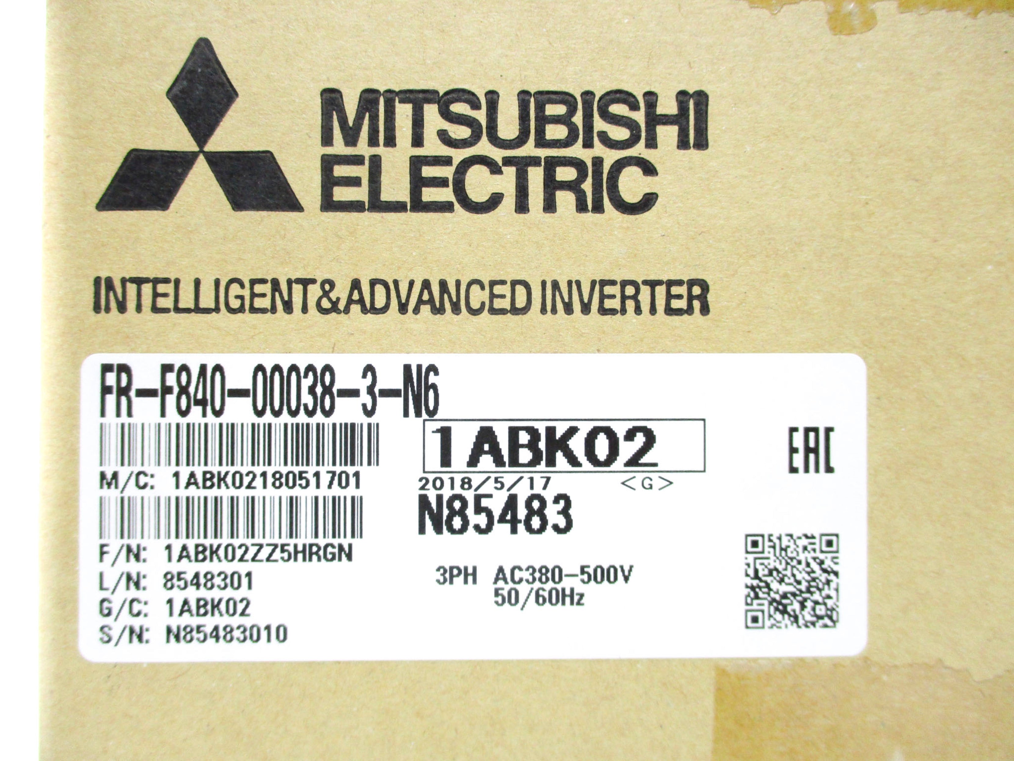 MITSUBISHI FR-F840-00038-3-N6 NSMP