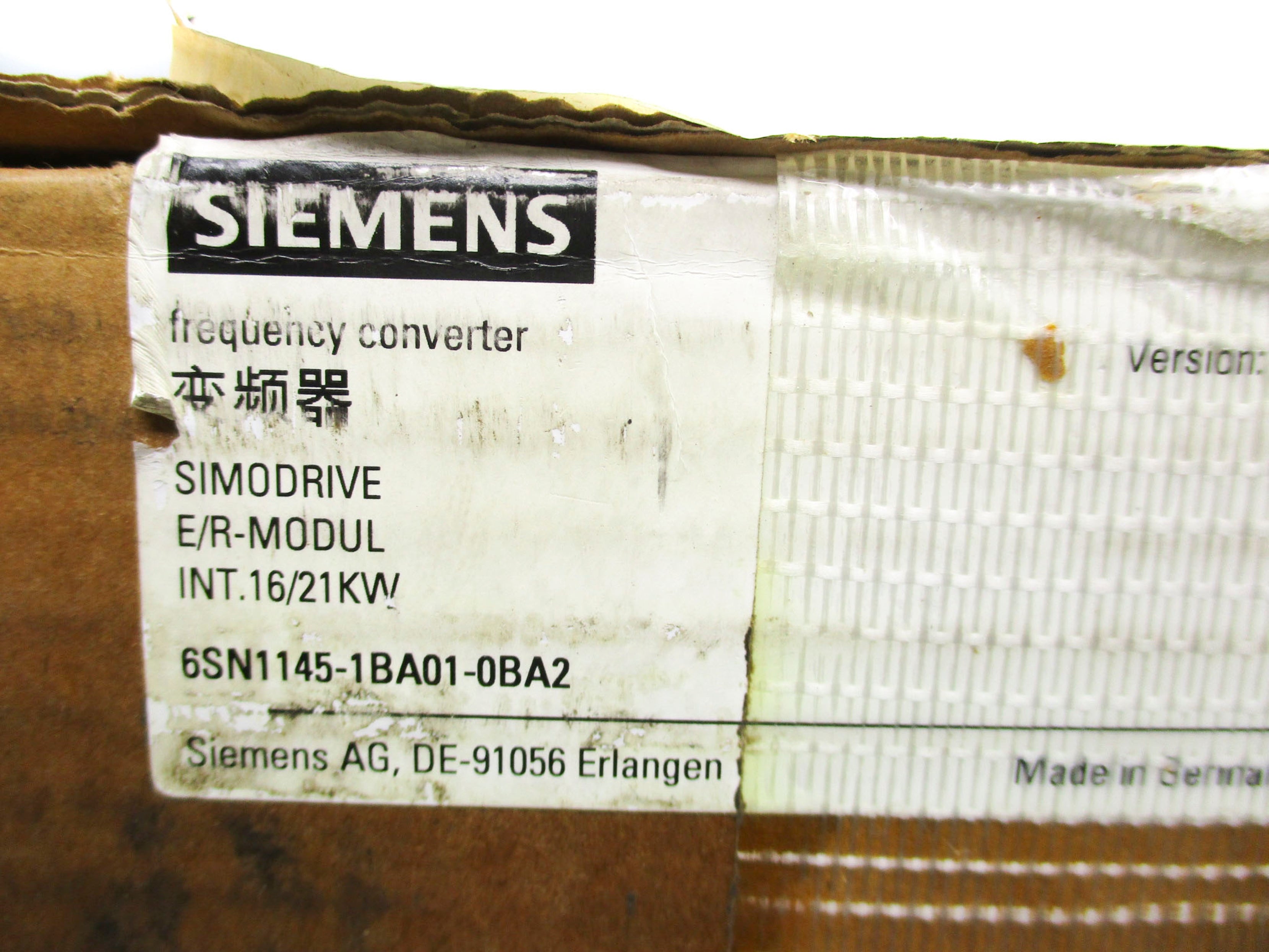 SIEMENS 6SN1145-1BA01-0BA2 NSMP