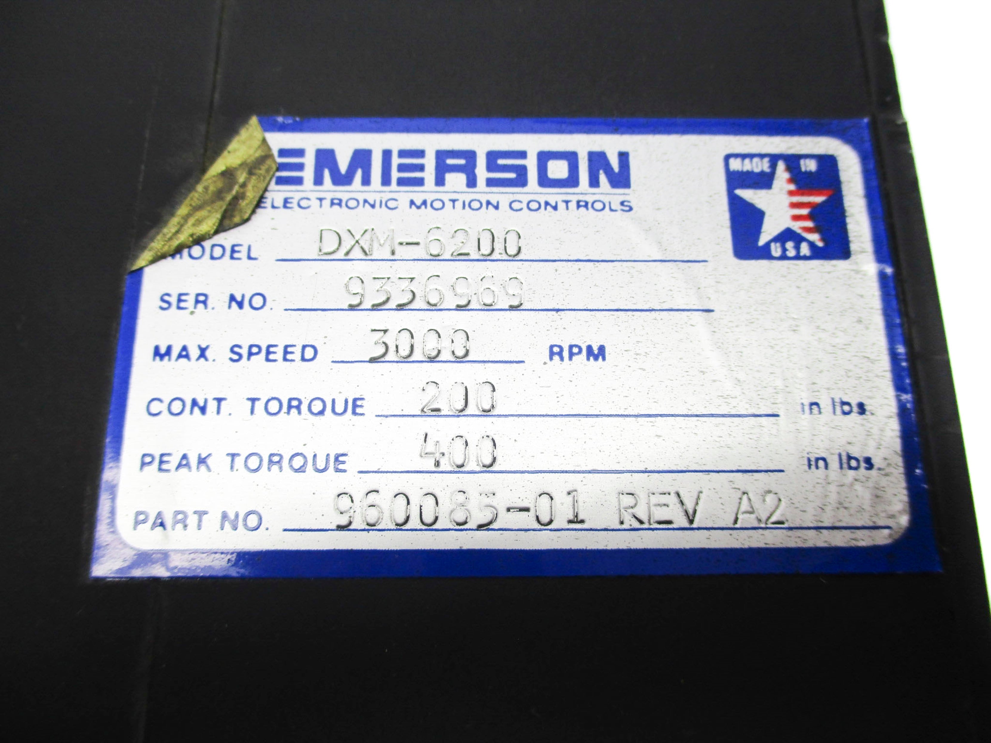EMERSON DXM-6200 NSNP