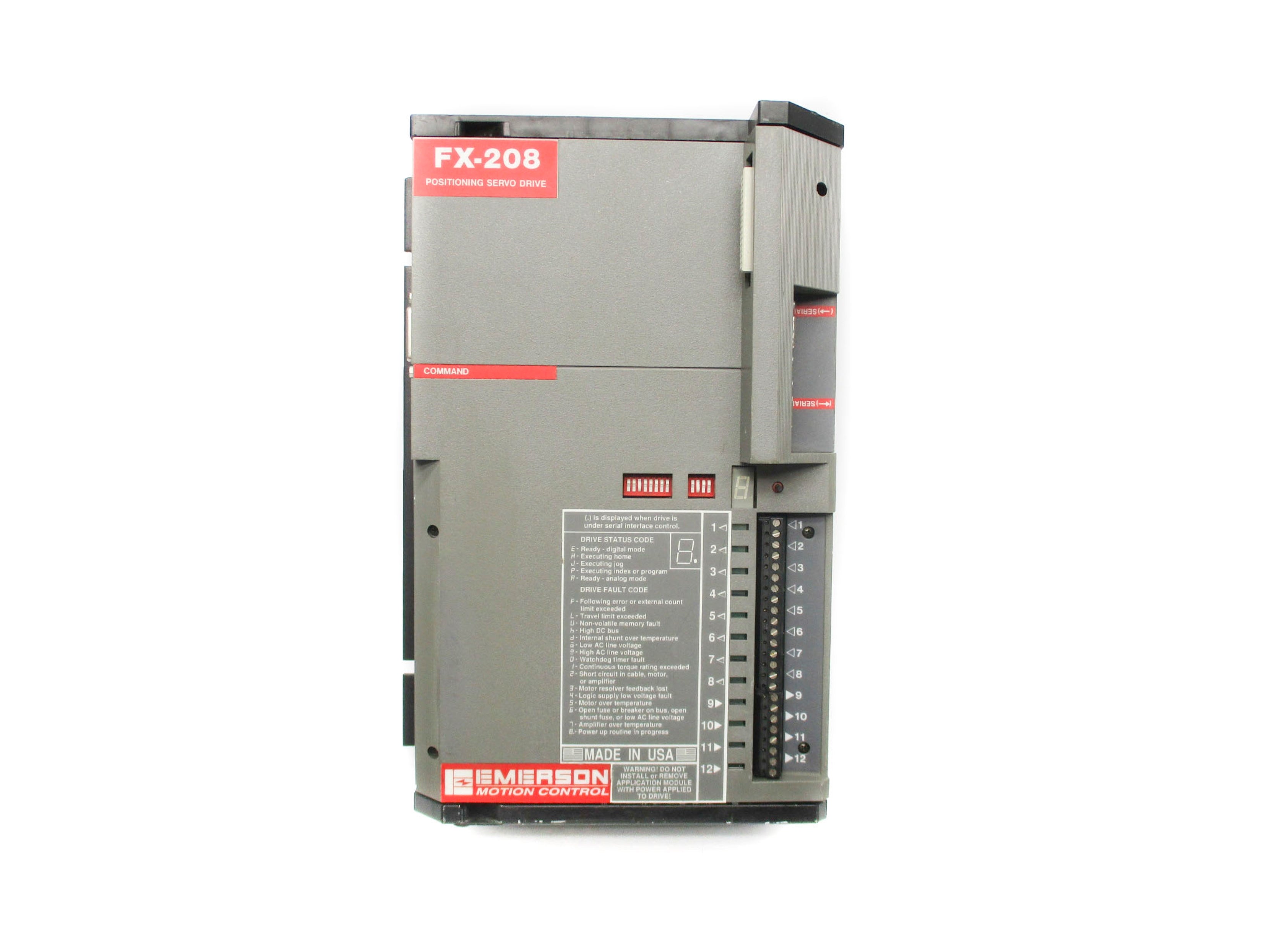 EMERSON FX-208 960135-01 240V 4.0A NSNP