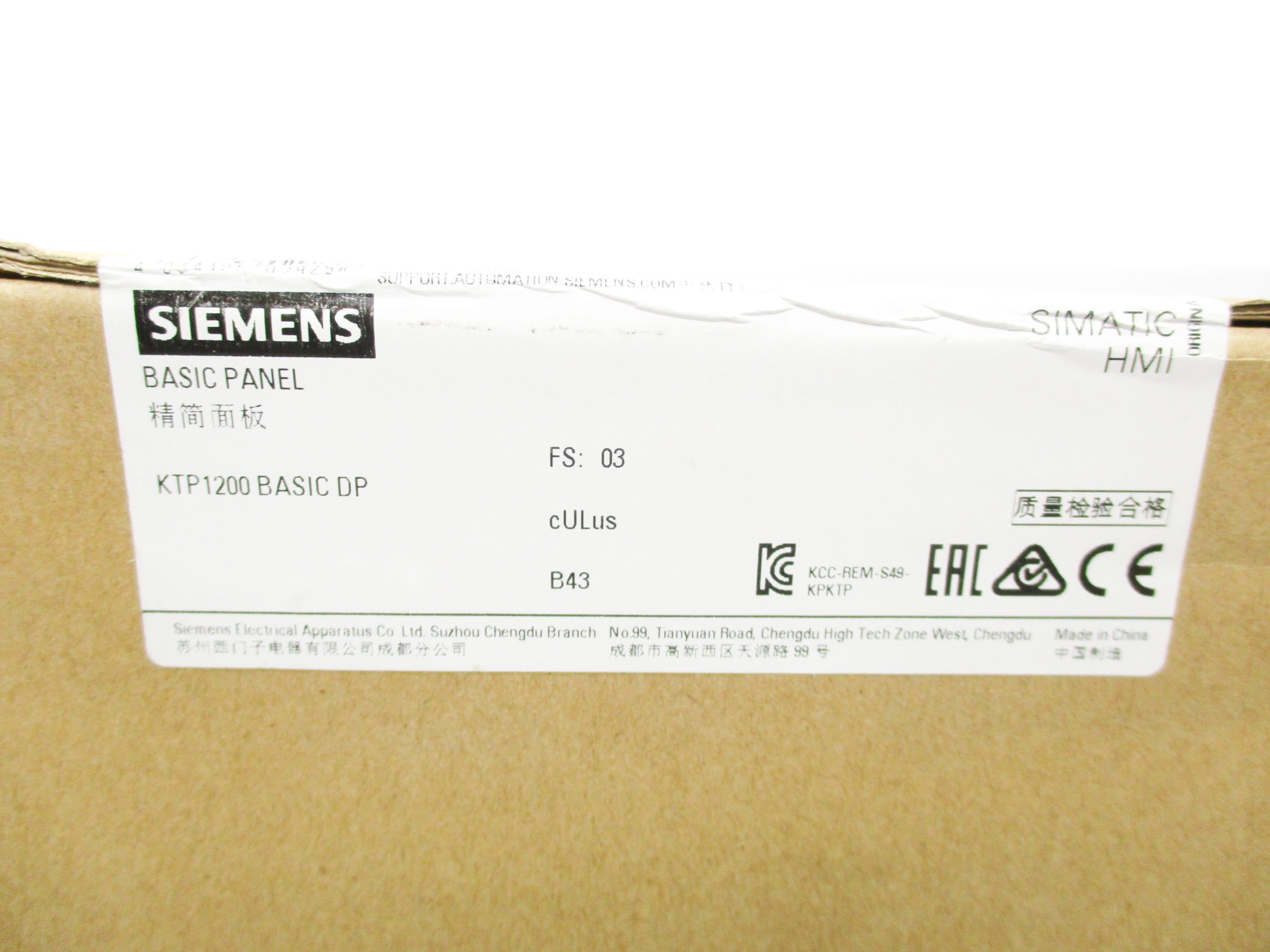 SIEMENS 6AV2123-2MA03-0AX0 NSFS