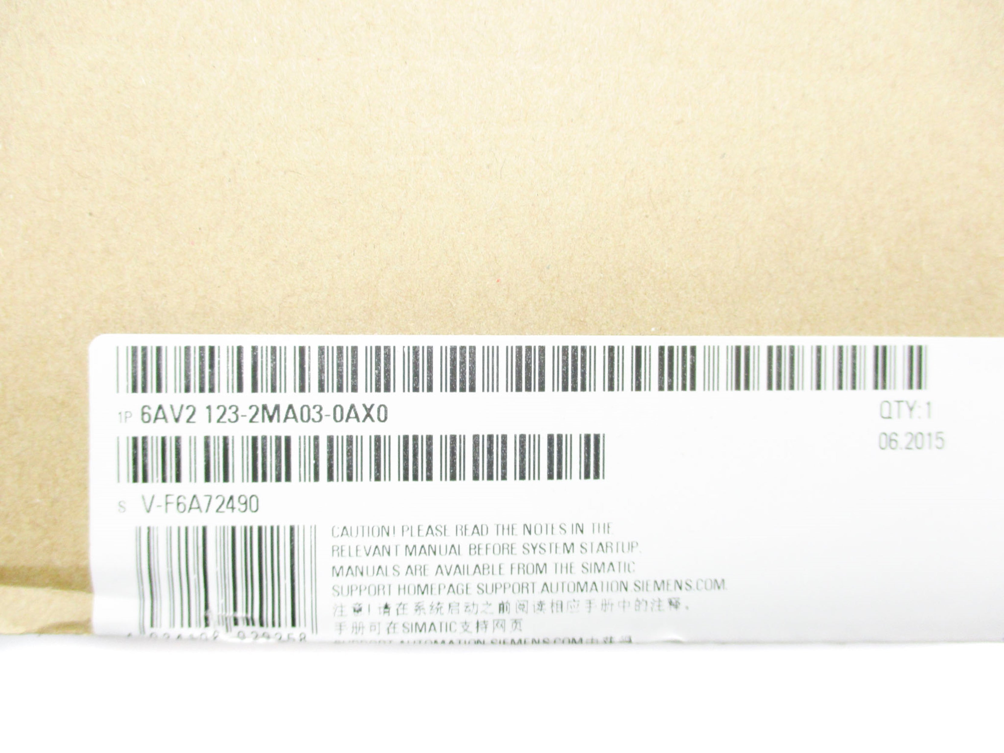 SIEMENS 6AV2123-2MA03-0AX0 NSFS
