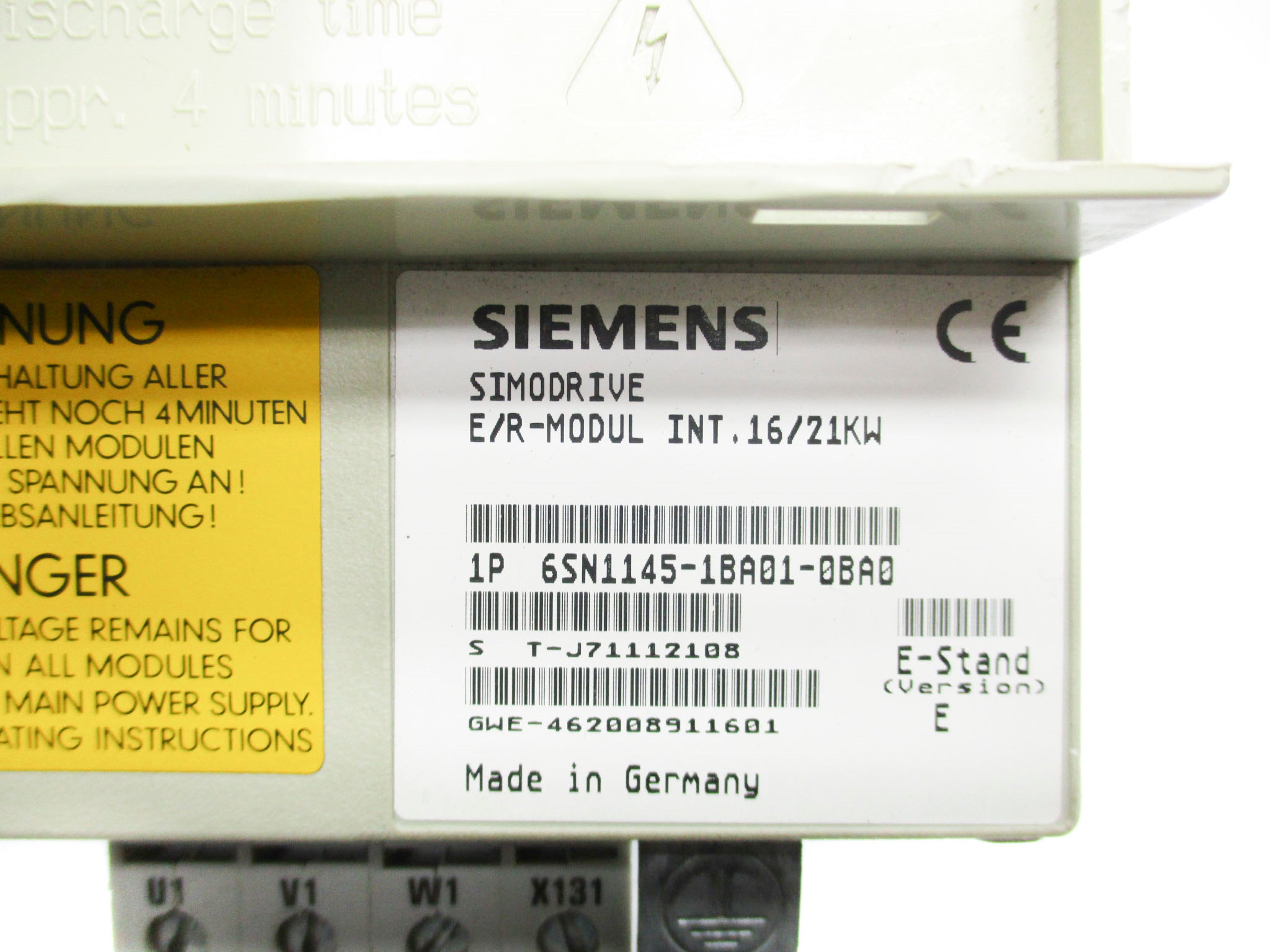 SIEMENS 6SN1145-1BA01-0BA0 UNMP
