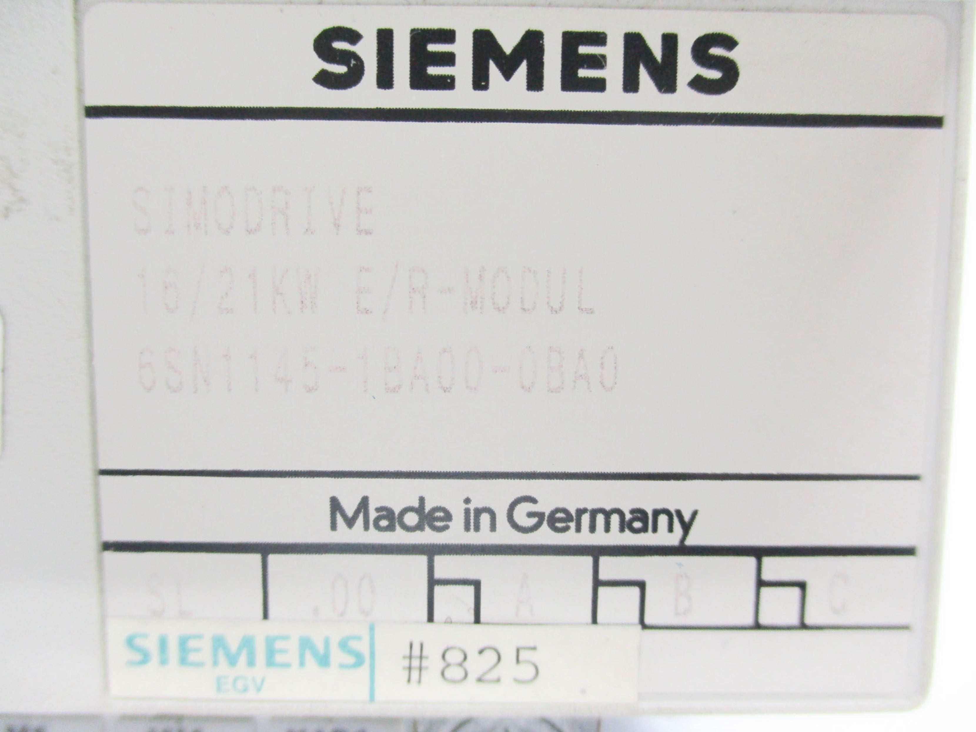 SIEMENS 6SN1145-1BA00-0BA0 UNMP