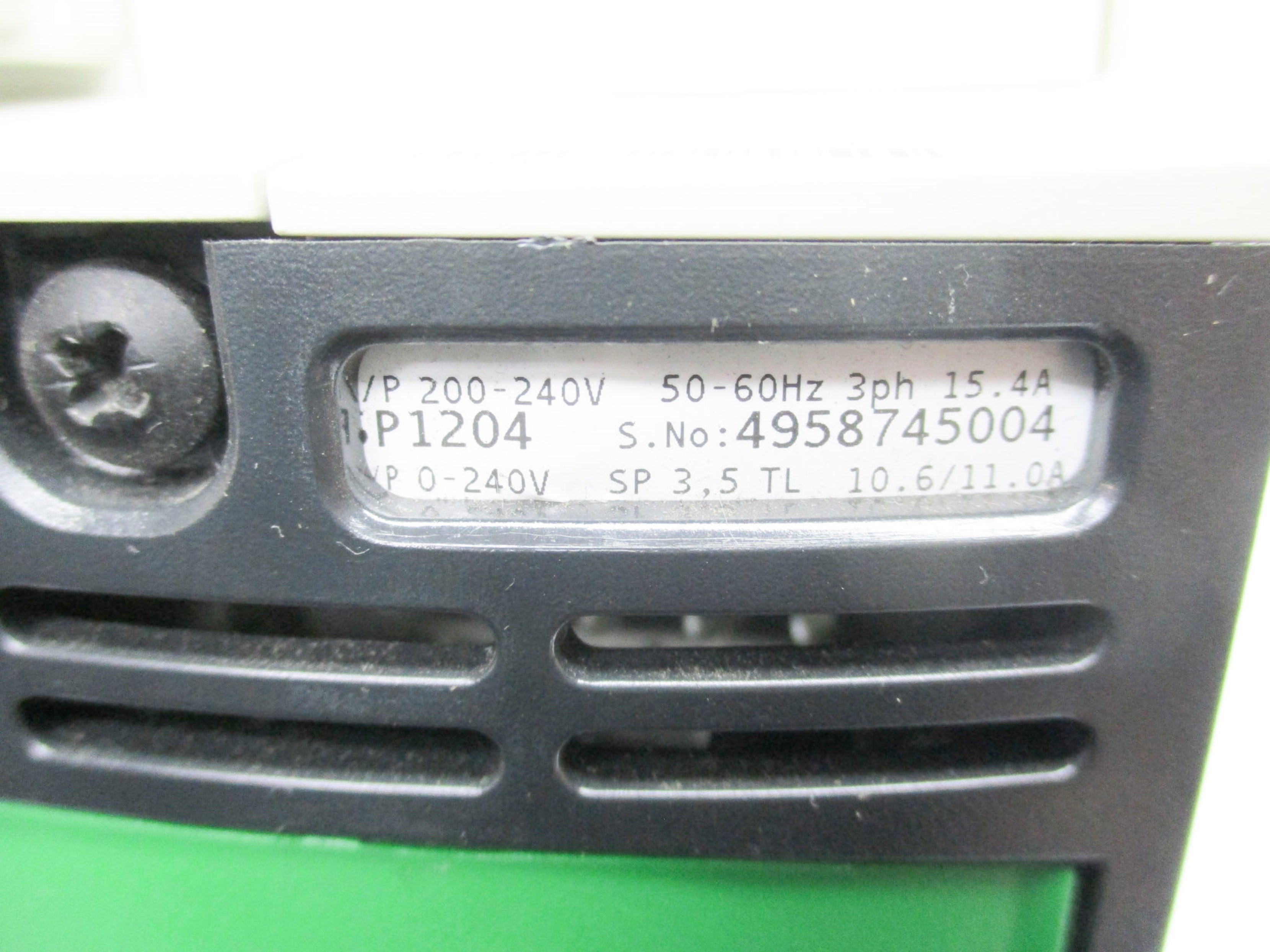 CONTROL TECHNIQUES SP1204 NSMP