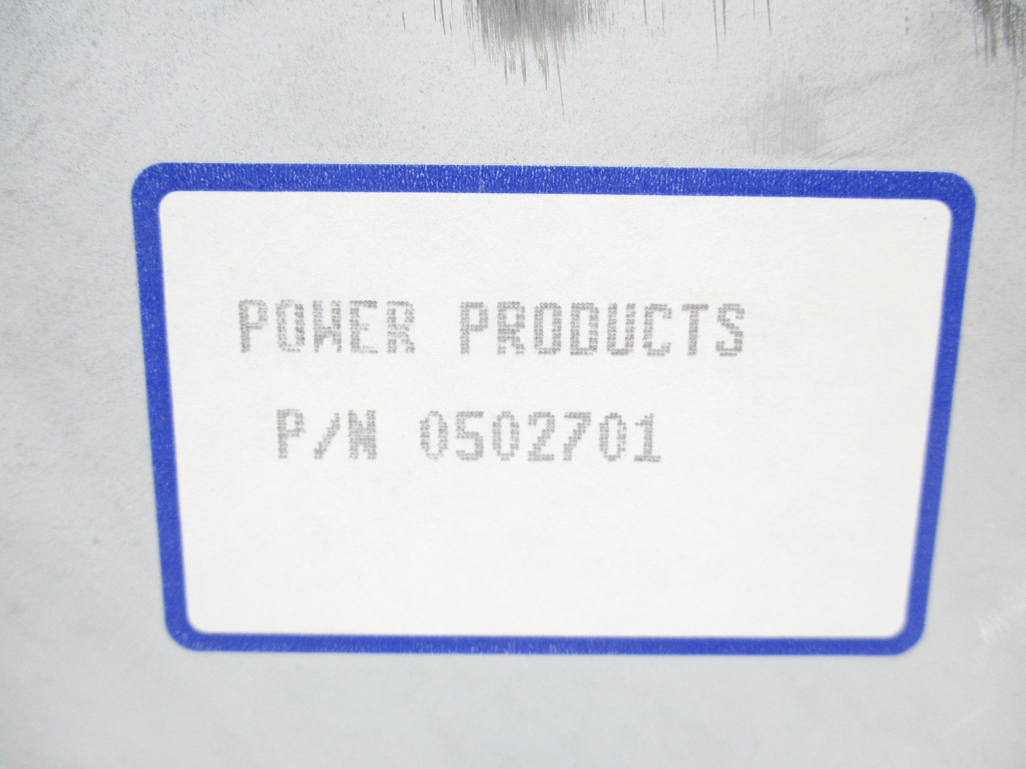 POWER PRODUCTS 0502701 NSNP