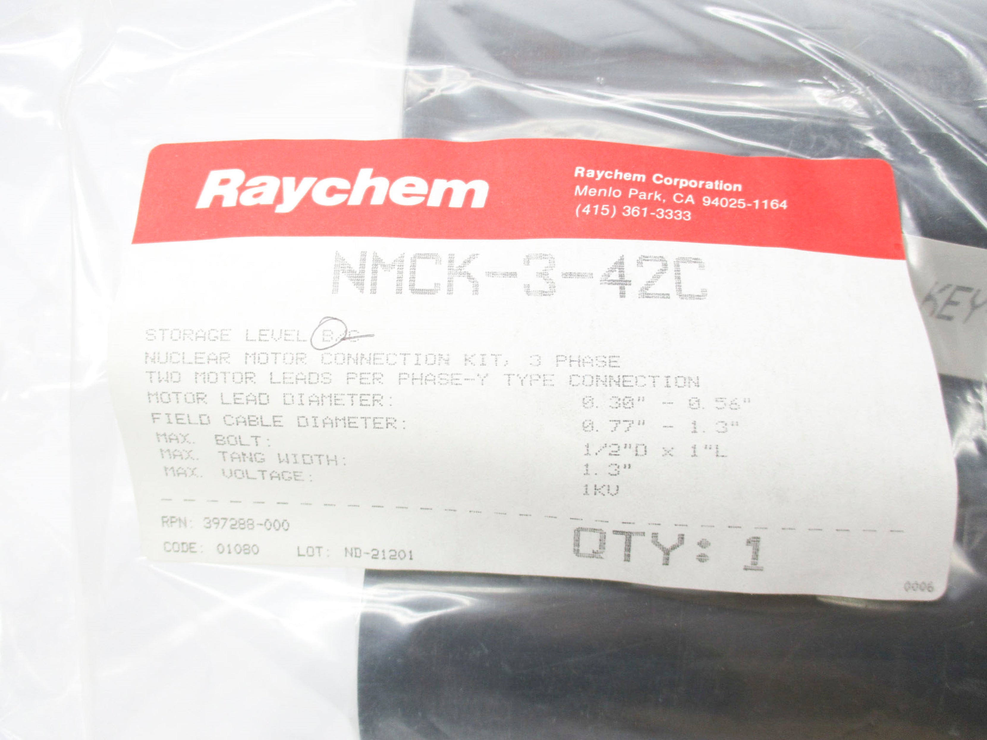 RAYCHEM NMCK-3-42C NSMP