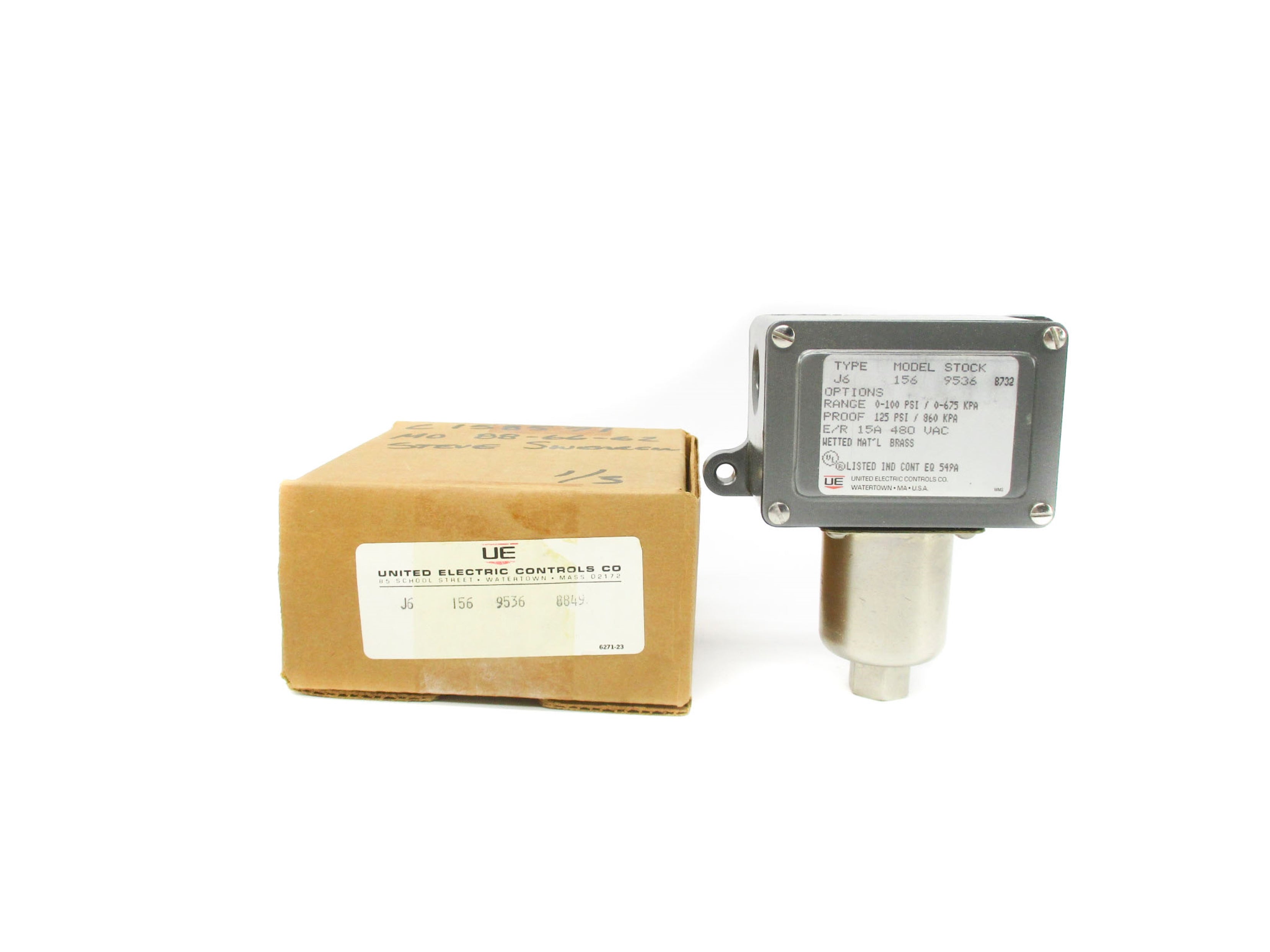 UNITED ELECTRIC J6-156 NSMP