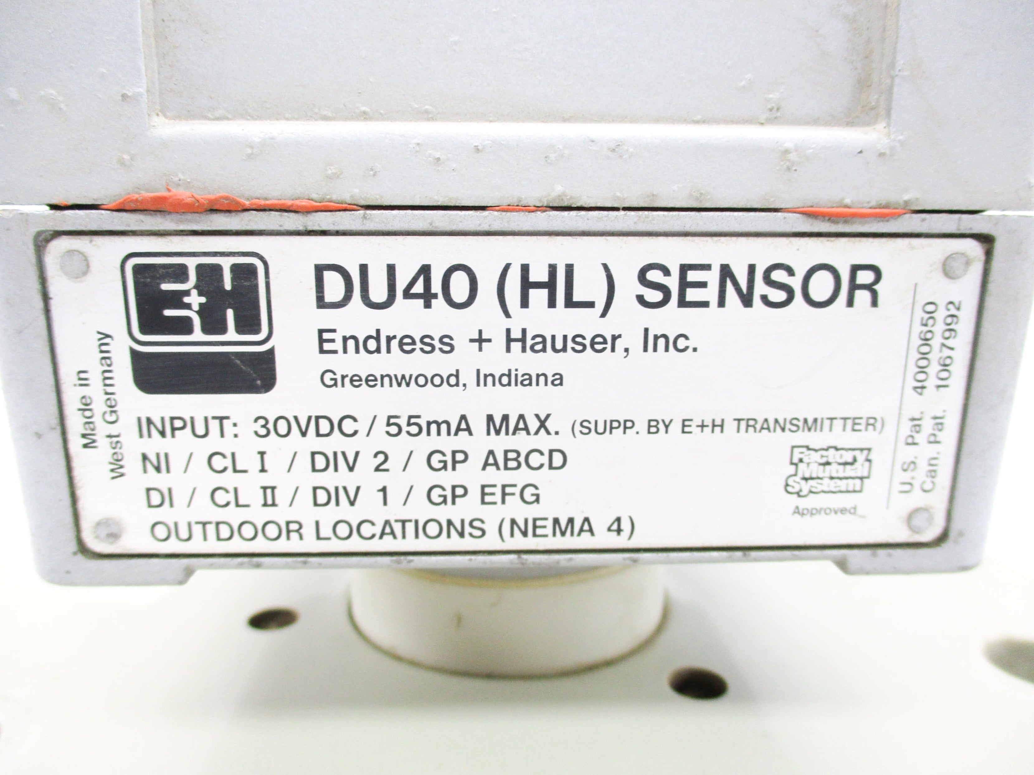 ENDRESS HAUSER DU40 UNMP