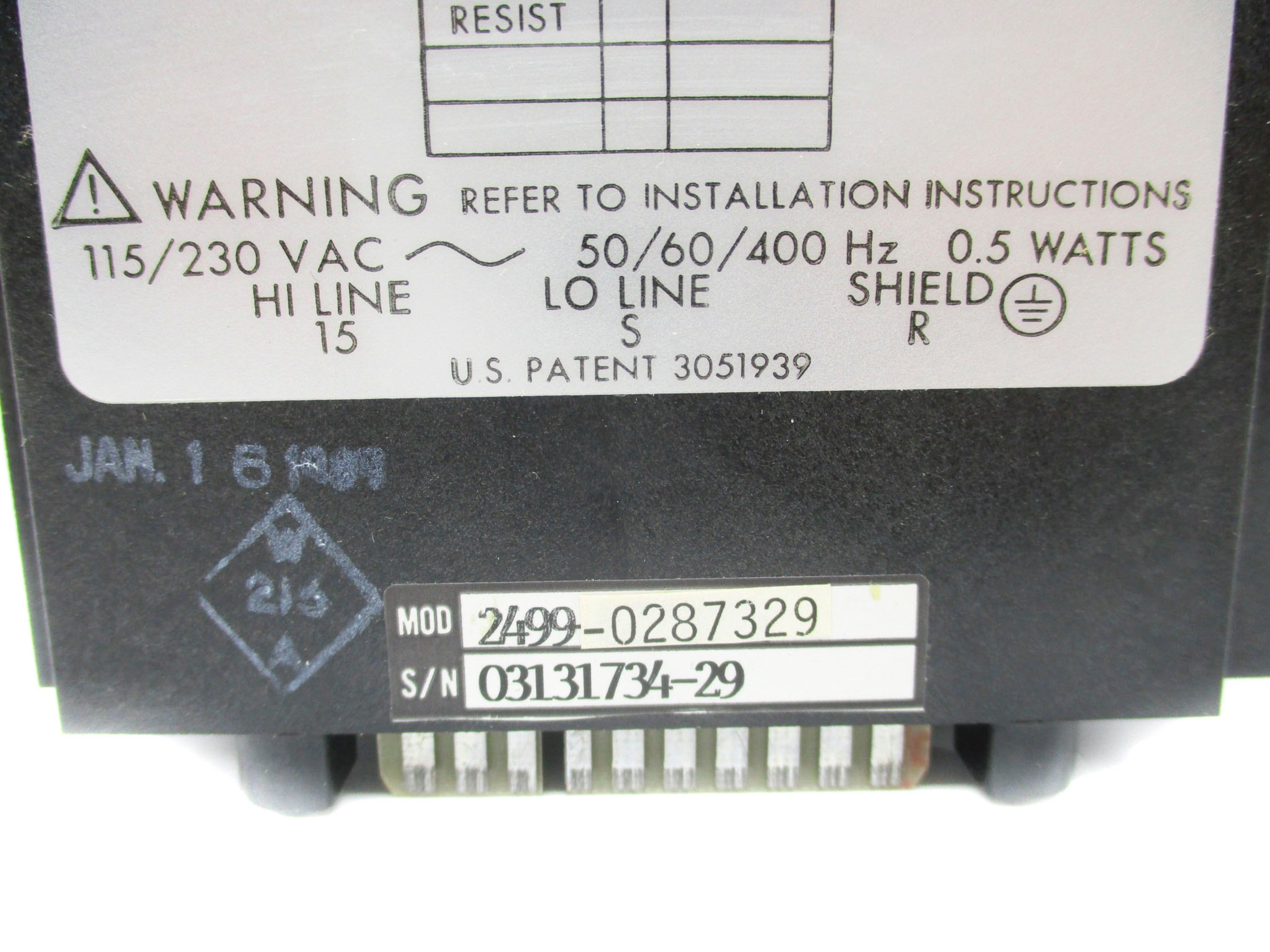 WESTCON 2499-0287329 115VAC UNMP