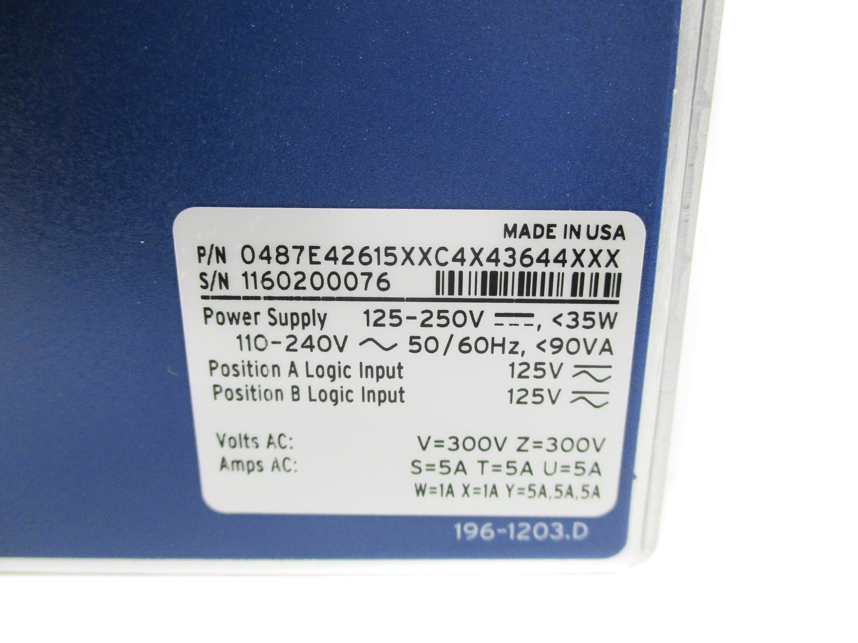 SEL SEL-487E 4087E42615XXC4X43644XXX NSMP