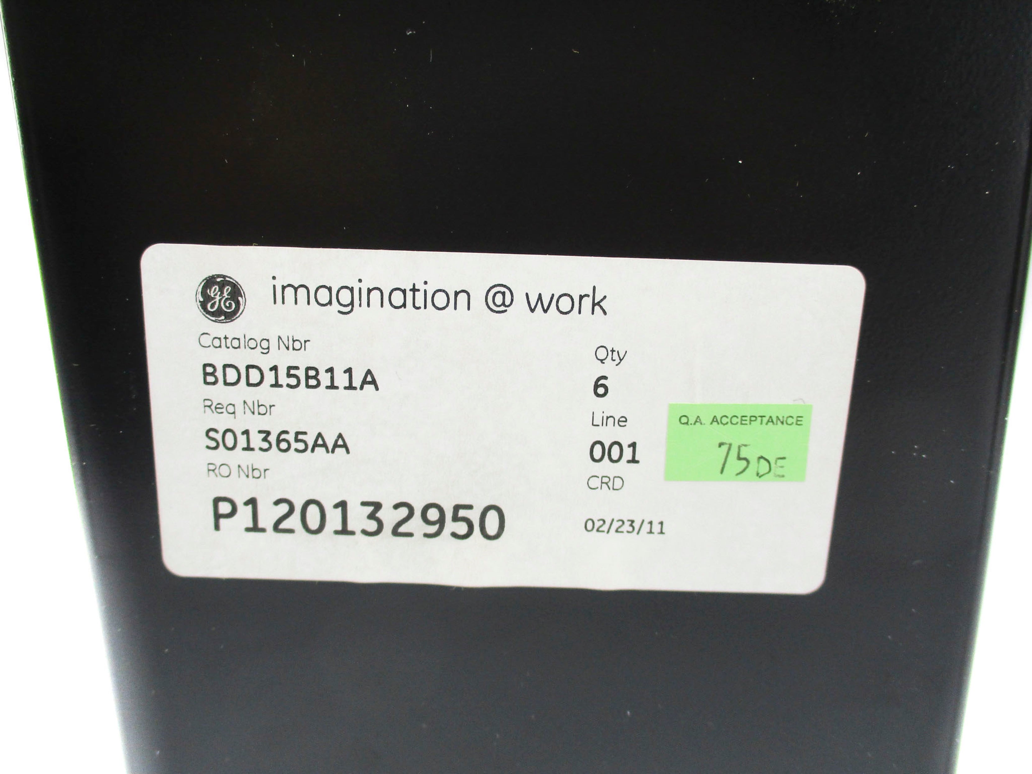 GENERAL ELECTRIC BDD15B11A 5A 125-250V NSMP