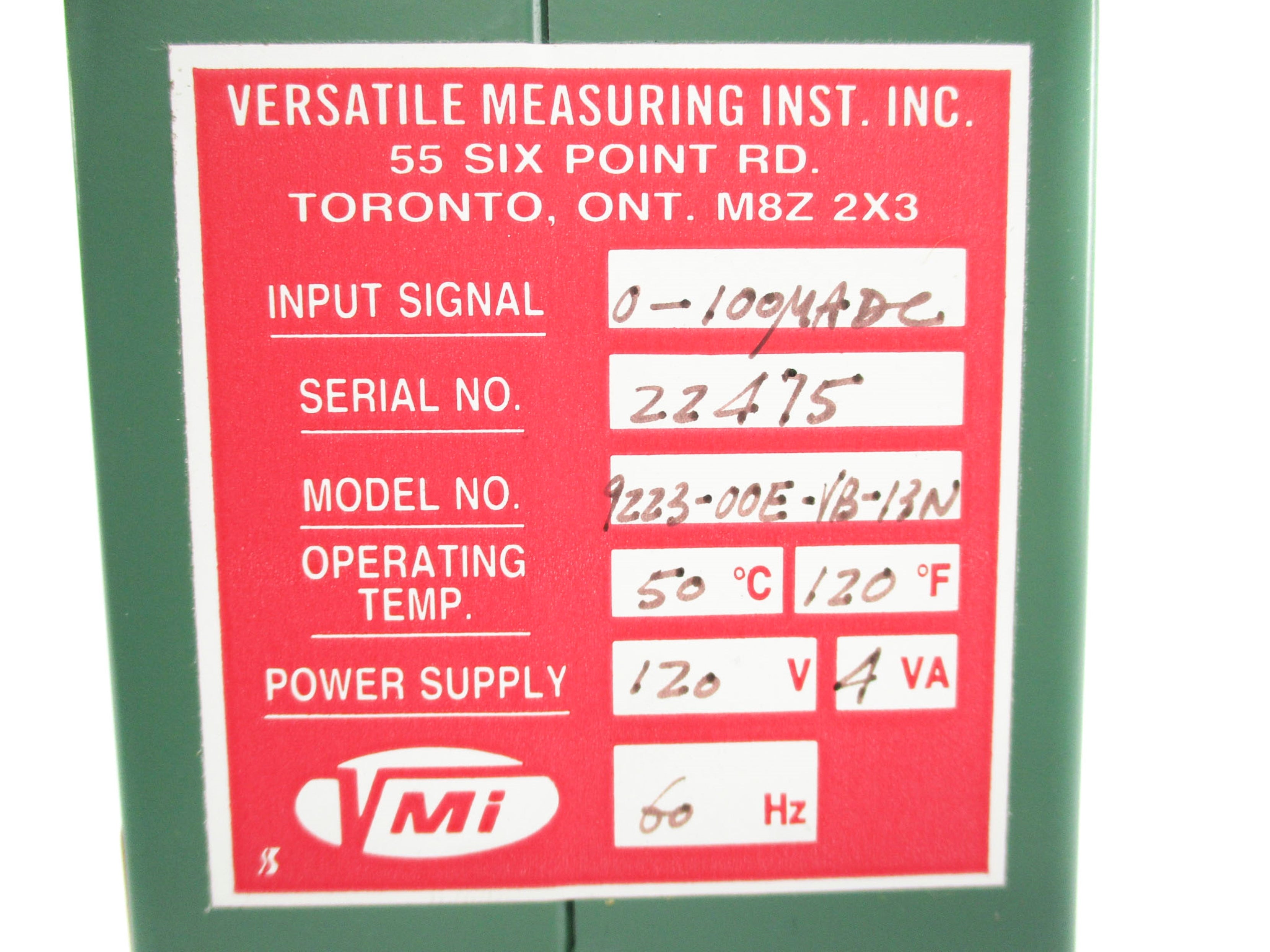 VERSATILE 9223-00E-VB-13N NSNP
