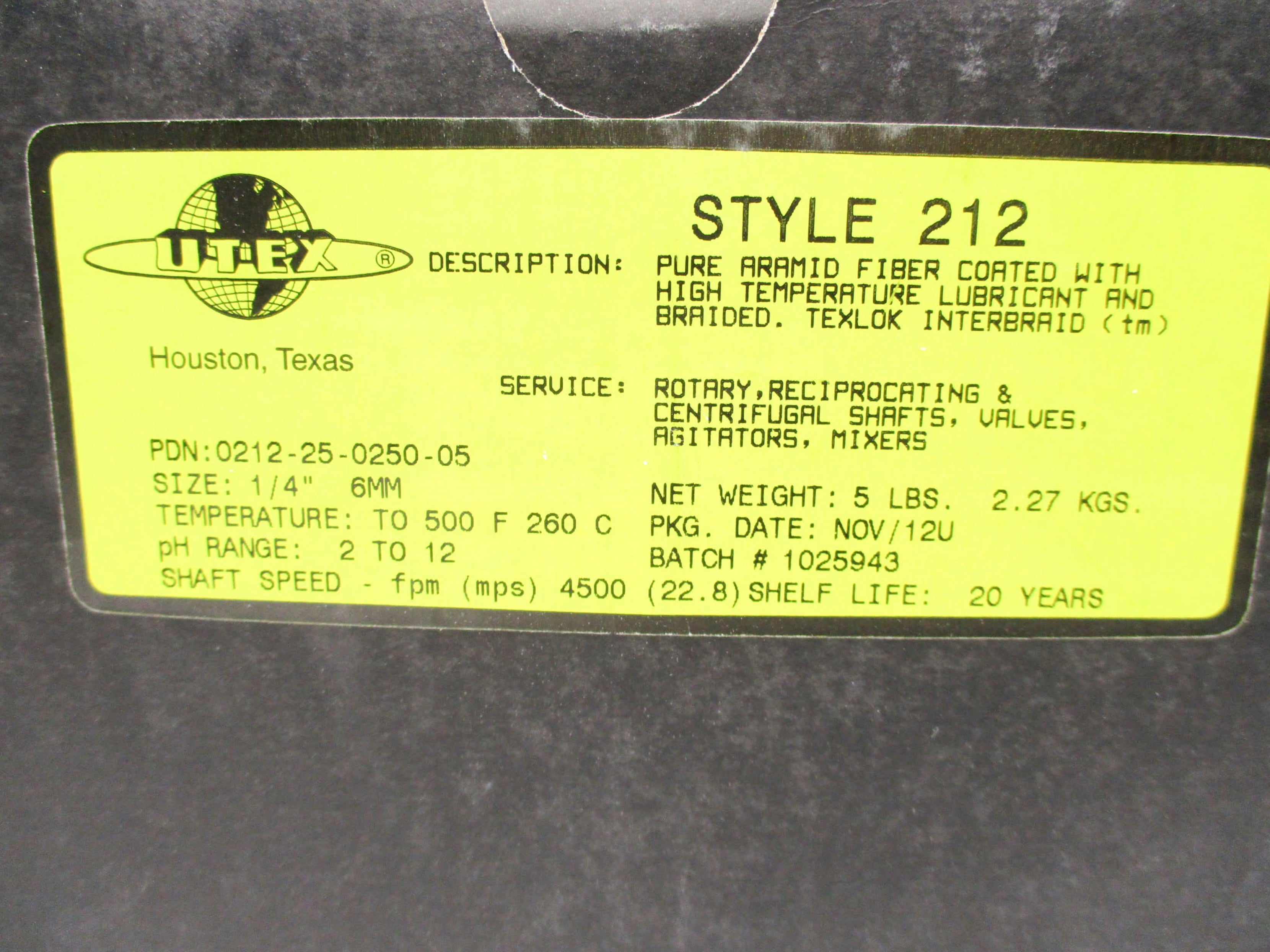 UTEX STYLE 212 NSMP