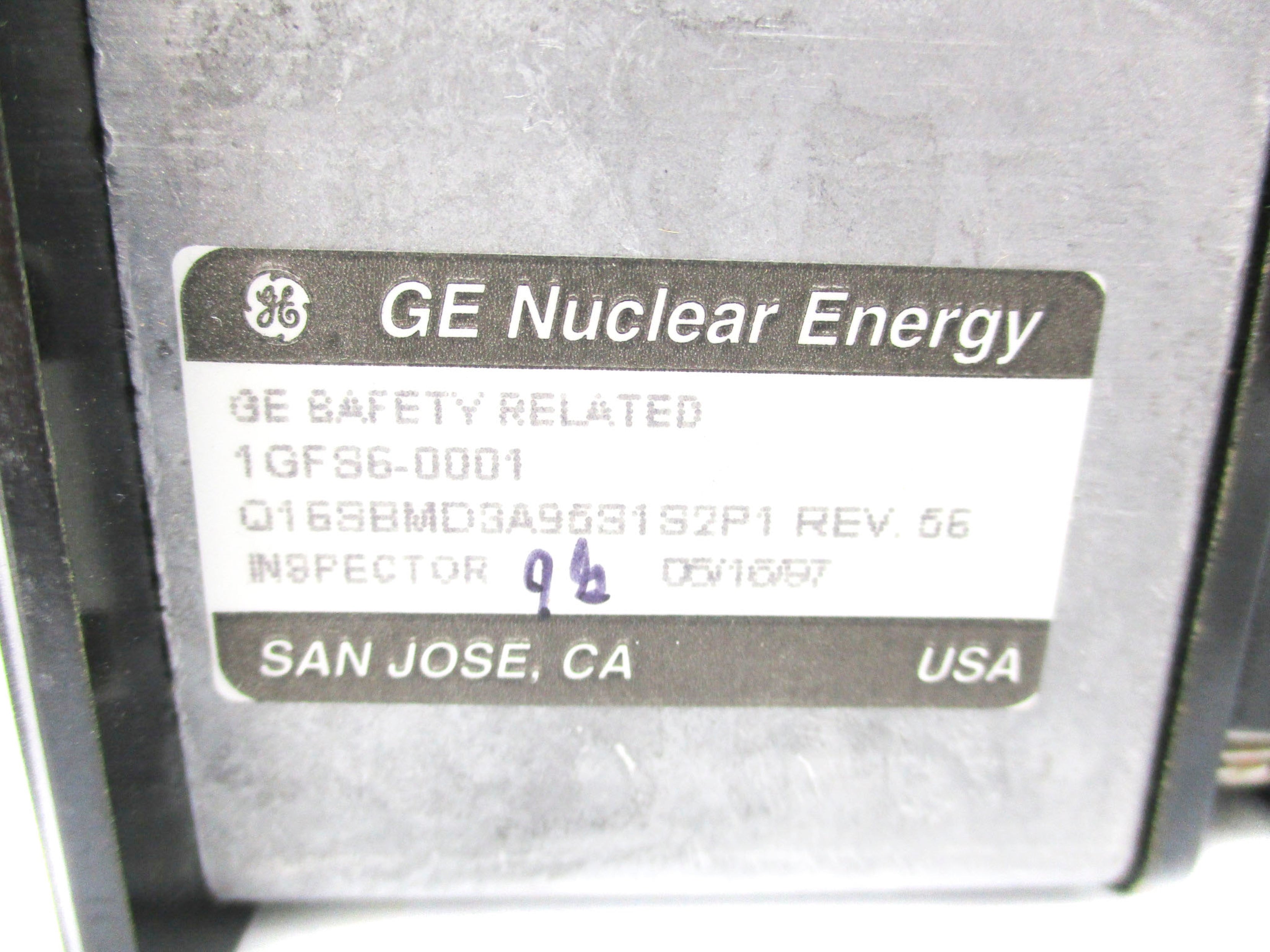 GENERAL ELECTRIC Q16SBMD3A96S1S2P1 NSNP