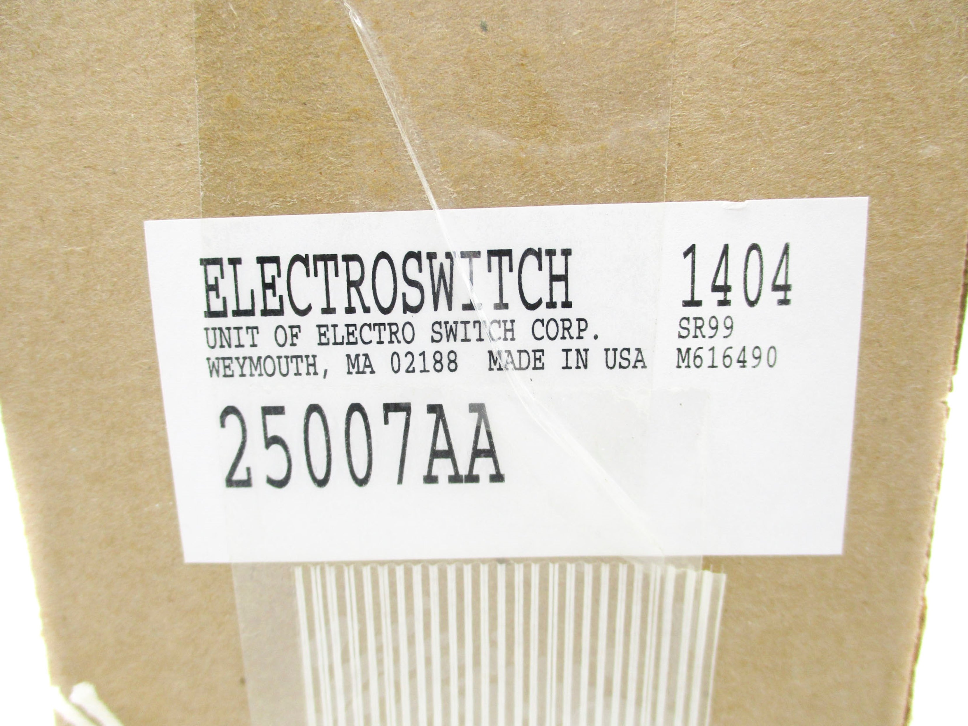 ELECTROSWITCH 25007AA NSMP