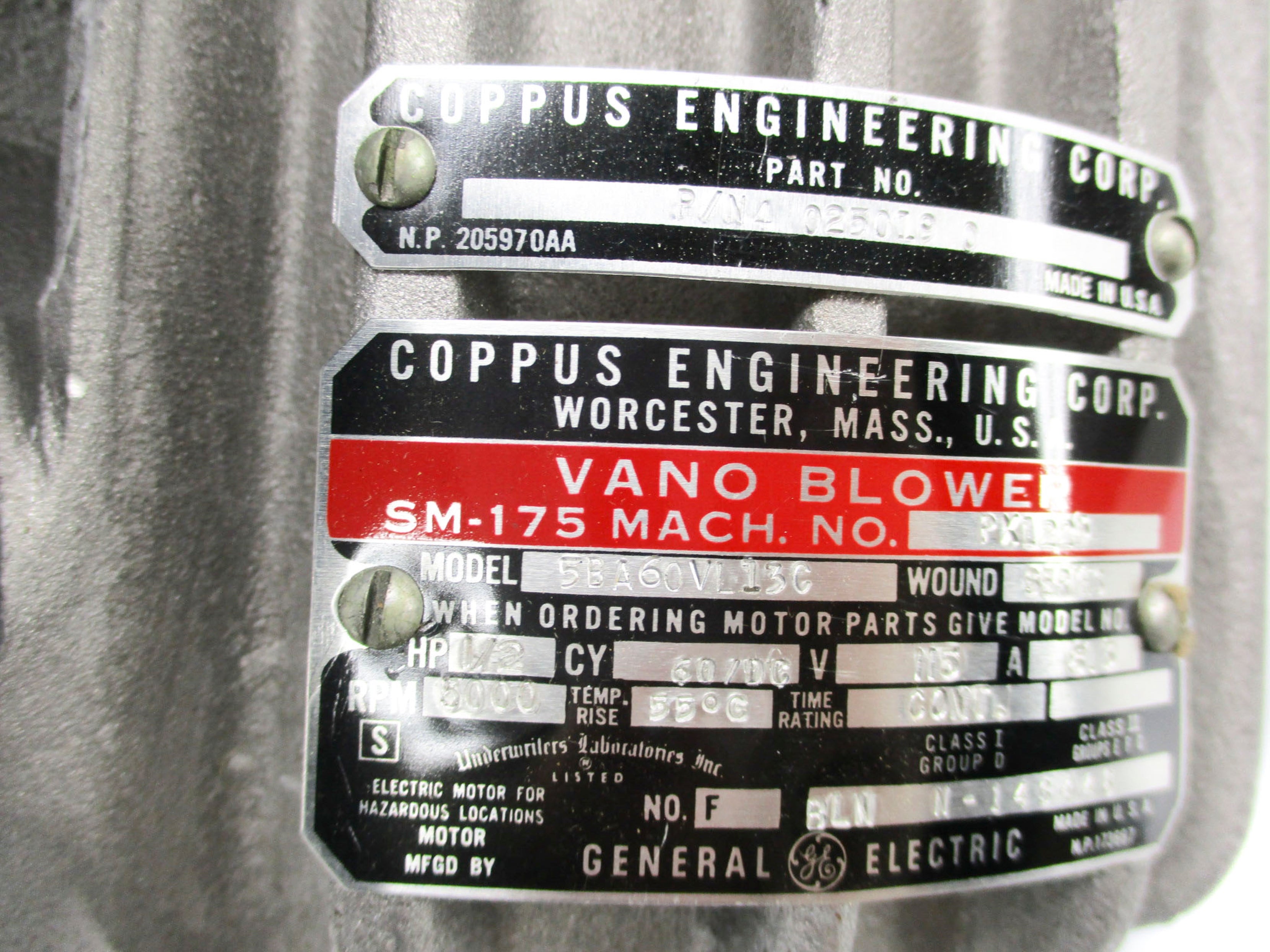 COPPUS 5BA60VL13G UNMP