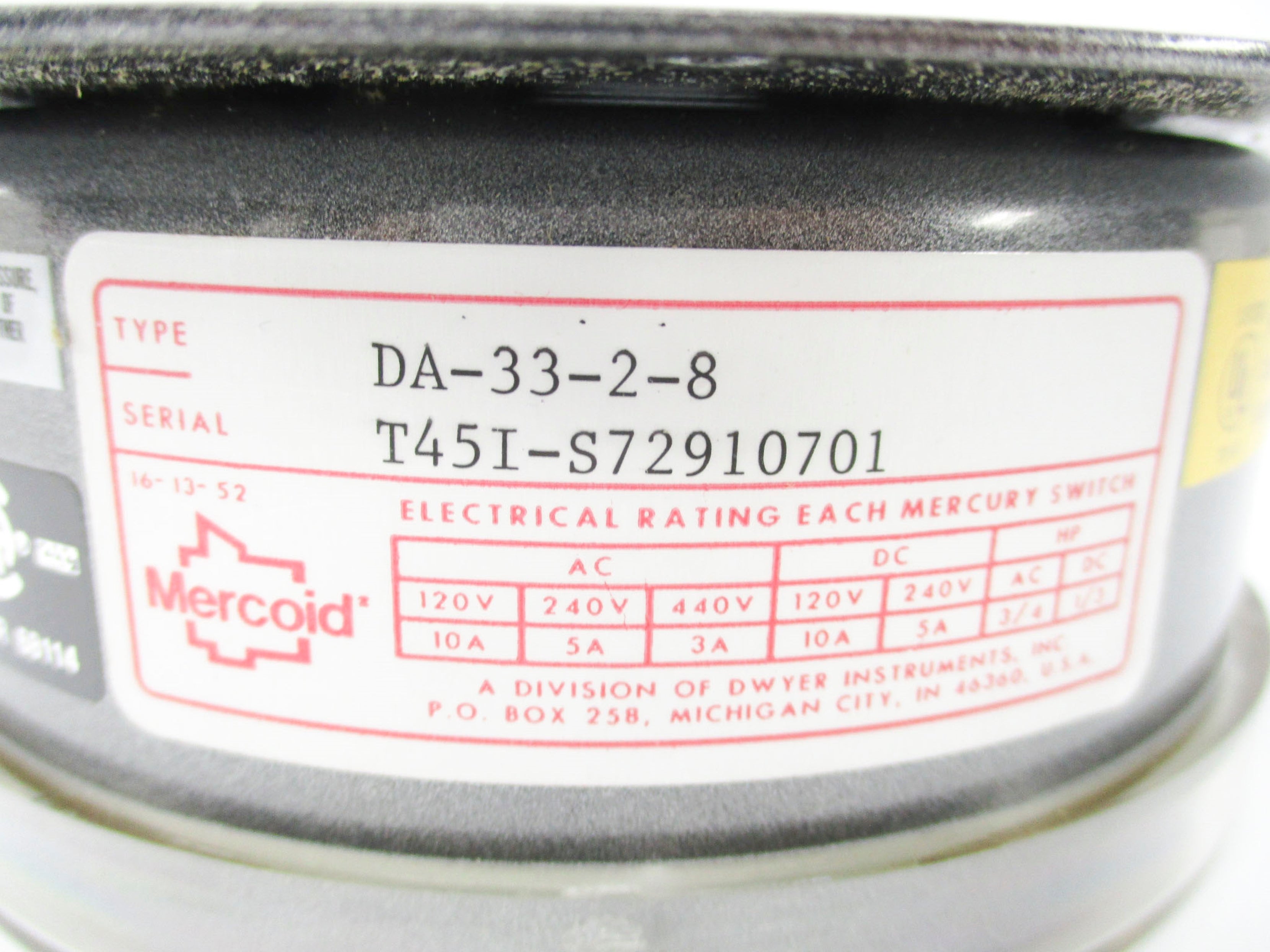 MERCOID DA-33-2-8 NSMP