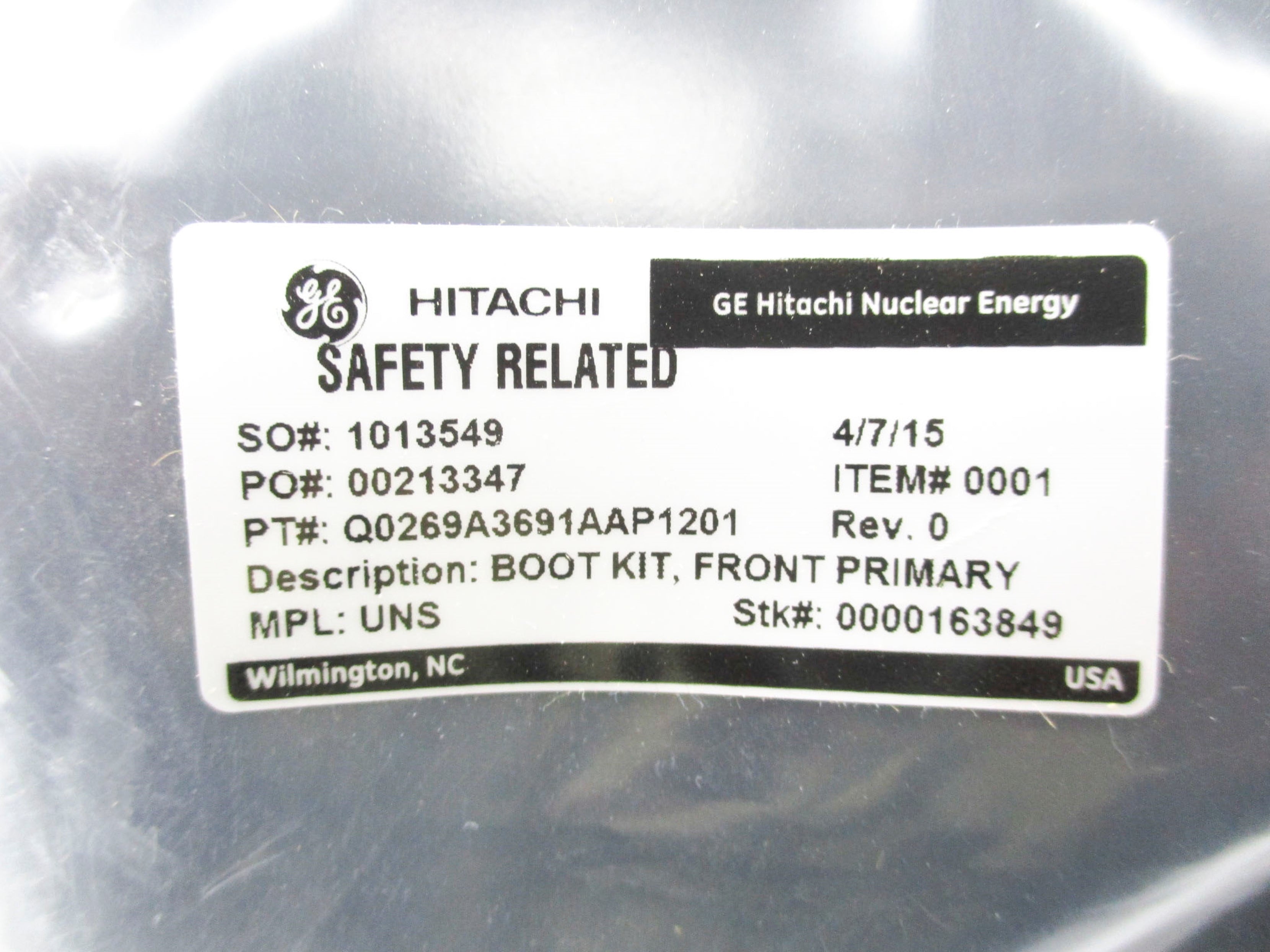 GENERAL ELECTRIC Q0269A3691AAP1201 NSNP