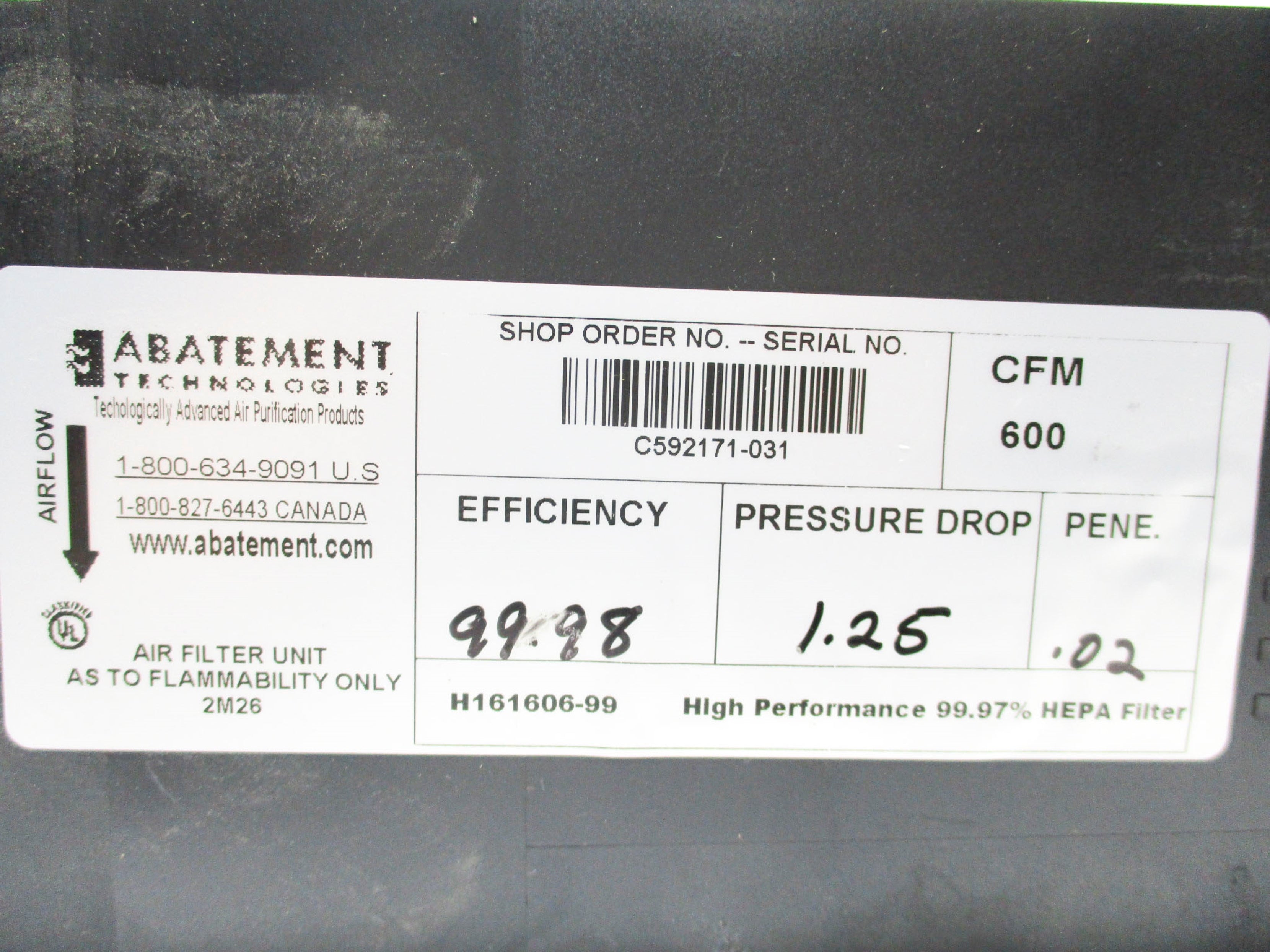 ABATEMENT H161606-99 (PKG OF 2) NSMP