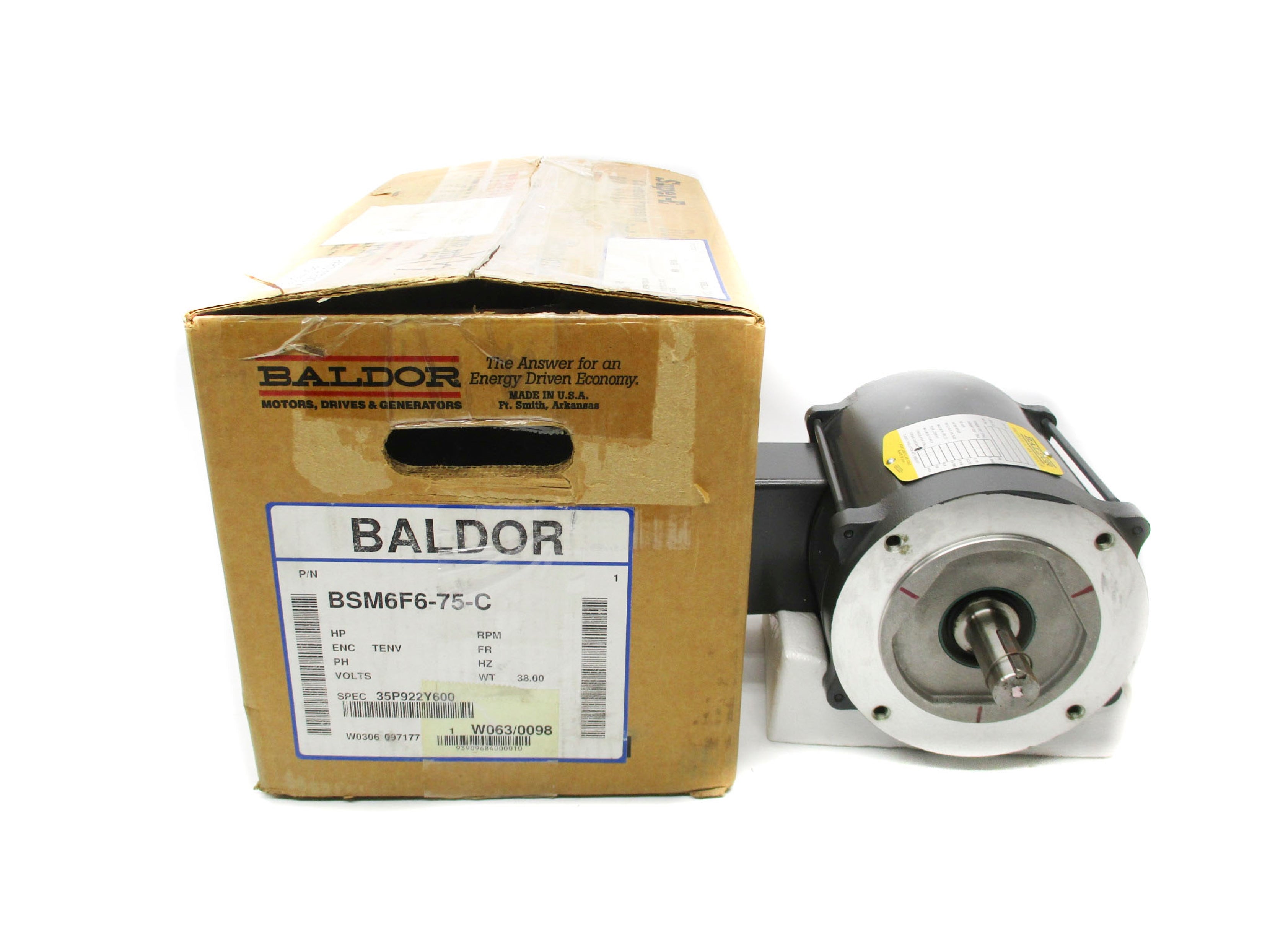 BALDOR BSM6F6-75-C NSMP