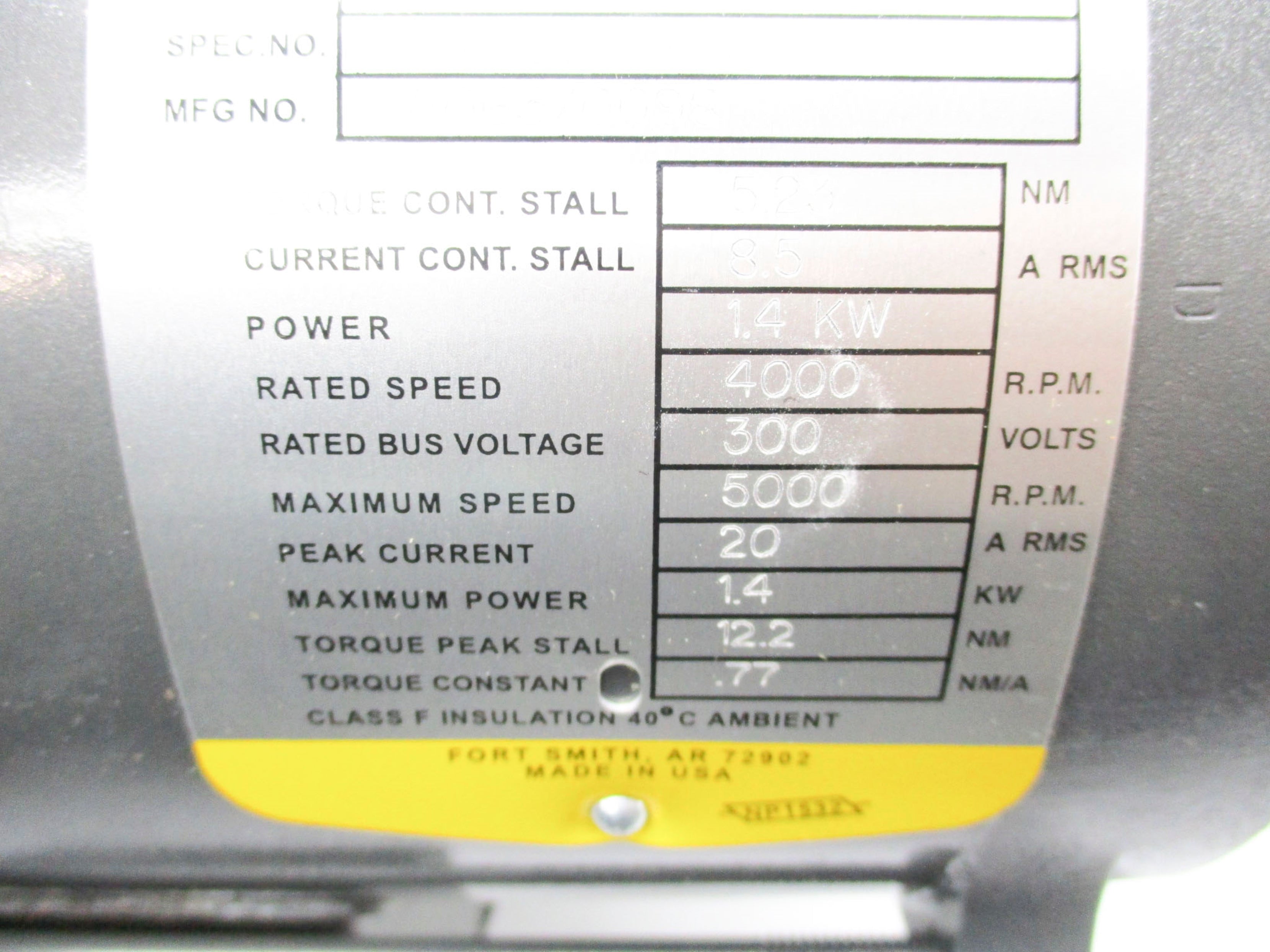 BALDOR BSM6F6-75-C NSMP