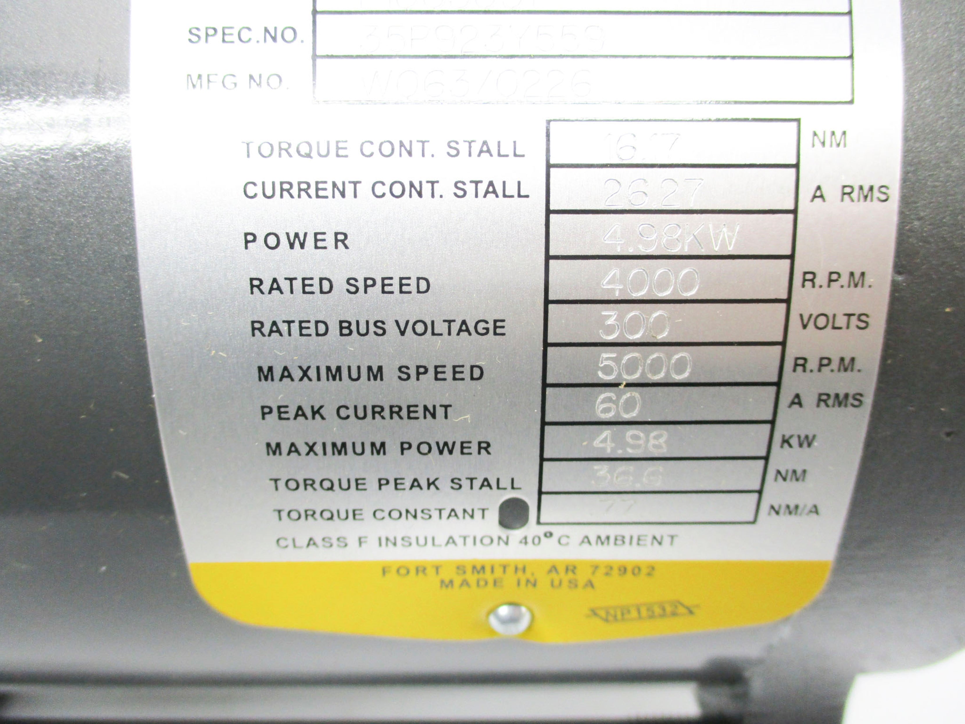 BALDOR BSM6F18-75-C NSMP