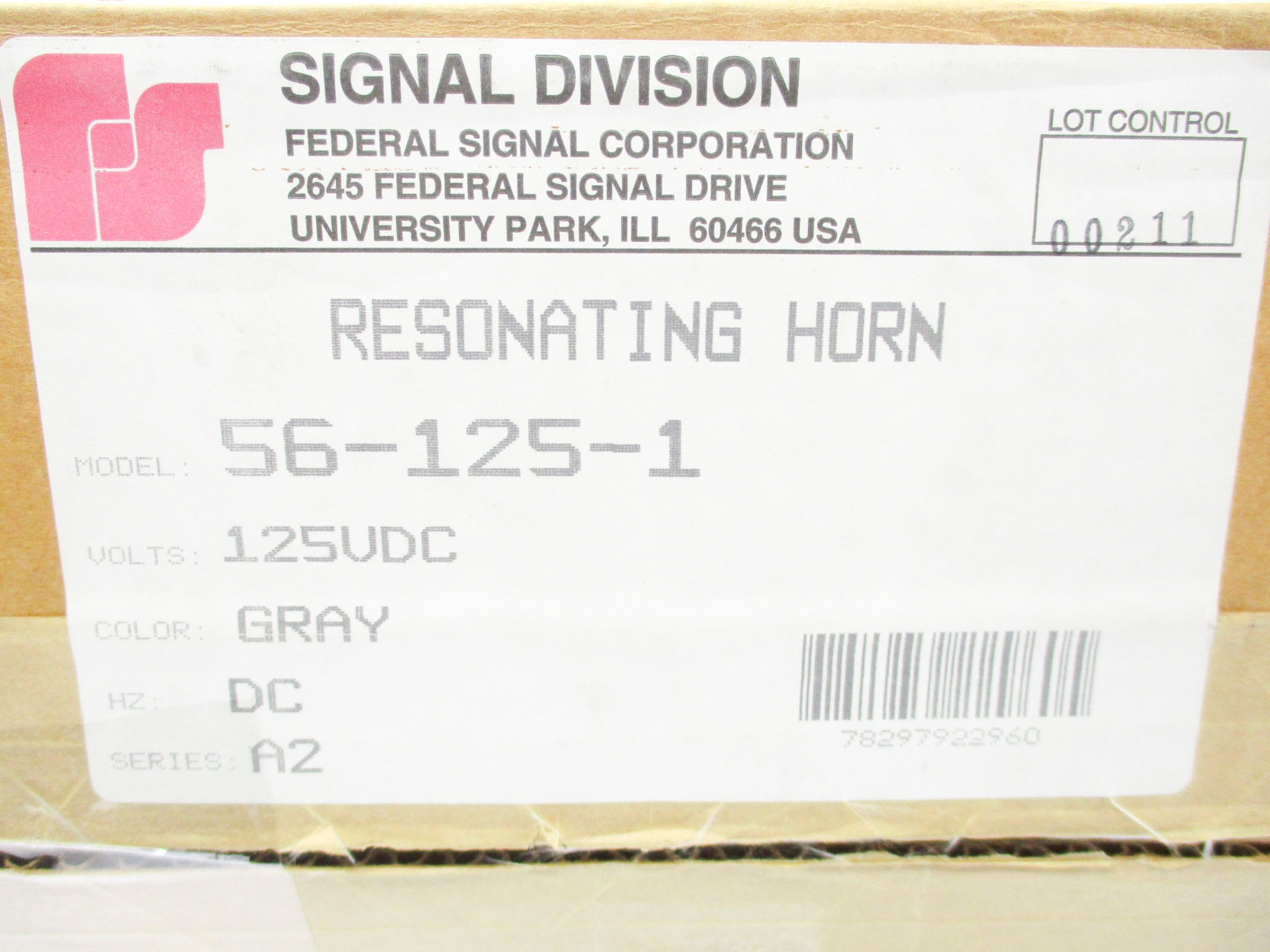 INDUSTRIAL SPARE PART 56-125-1 SER. A2 125VDC 0.5A NSMP