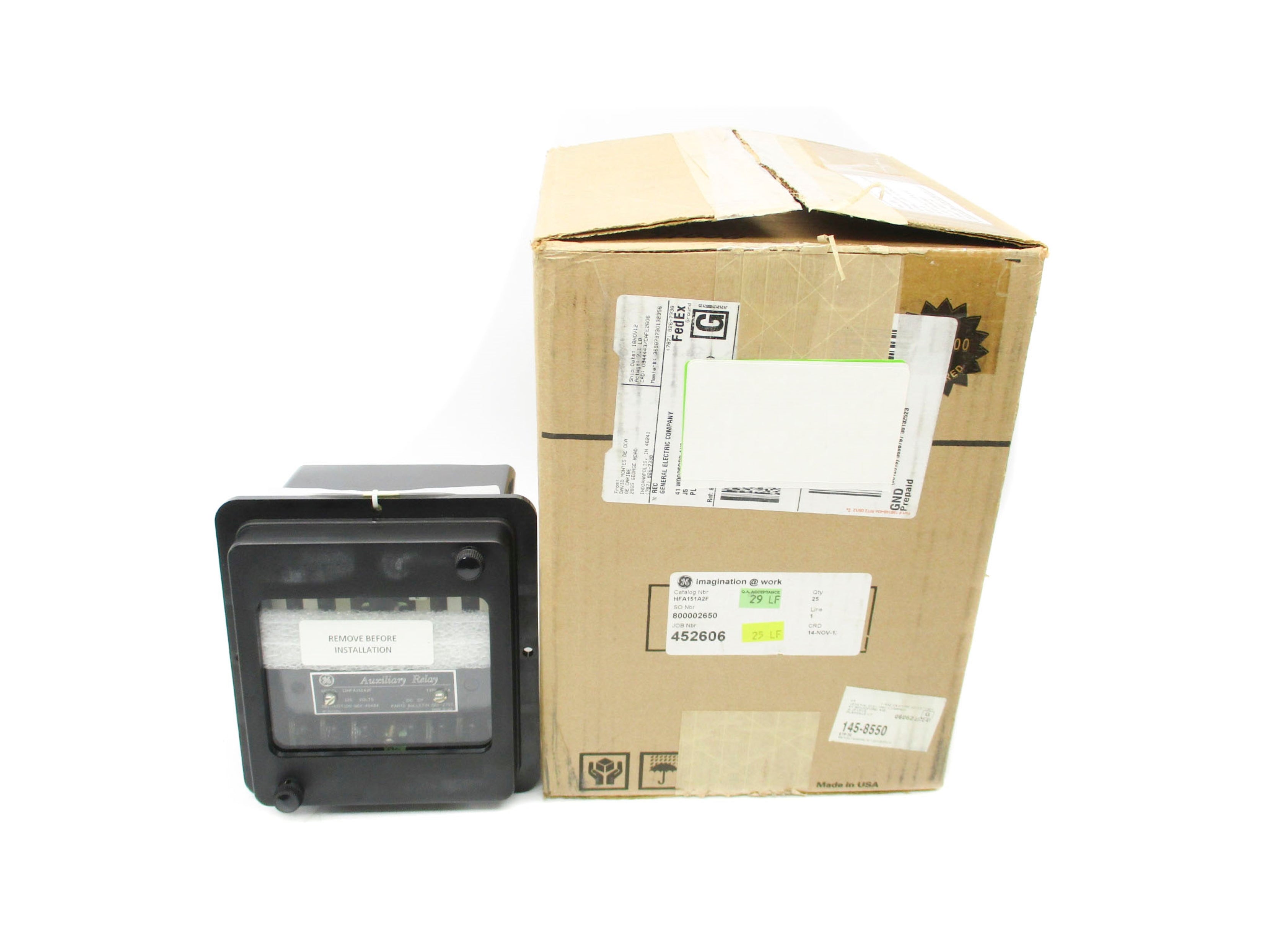 GENERAL ELECTRIC HFA151A2F 125V NSMP