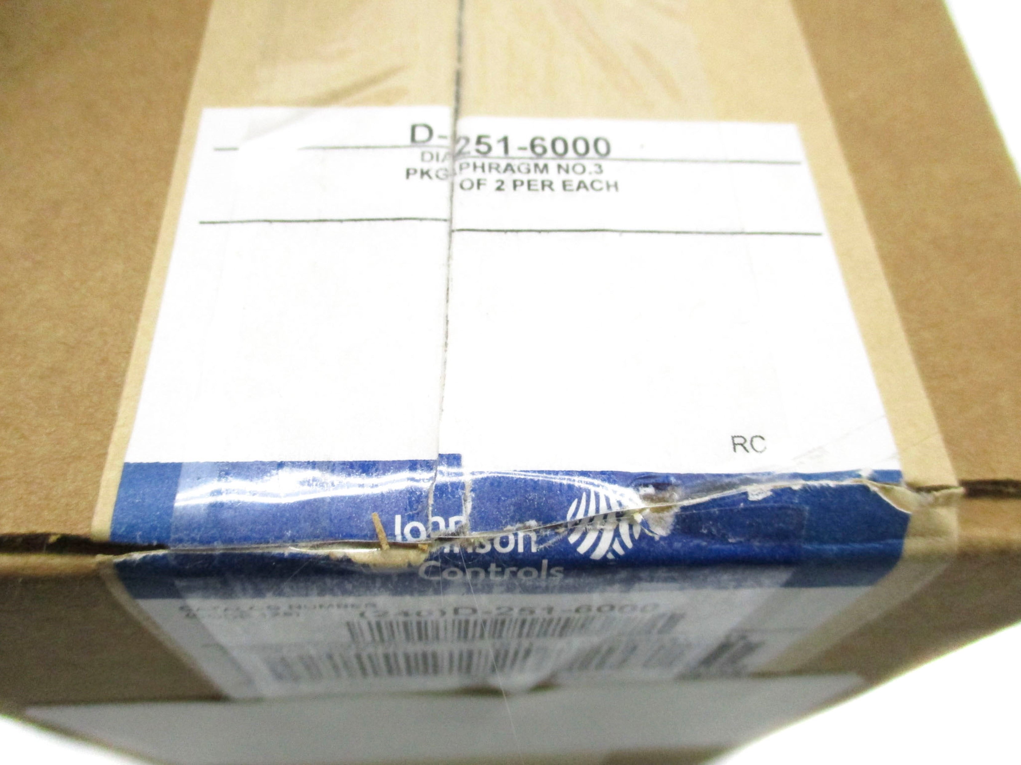 JOHNSON CONTROLS D-251-6000 (PKG OF 2) NSMP