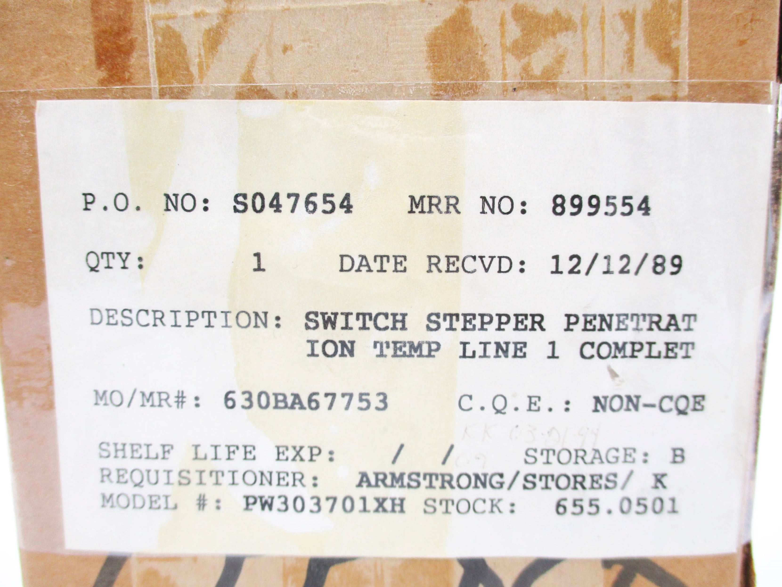 ELECTRO PW303701-XHAA NSMP