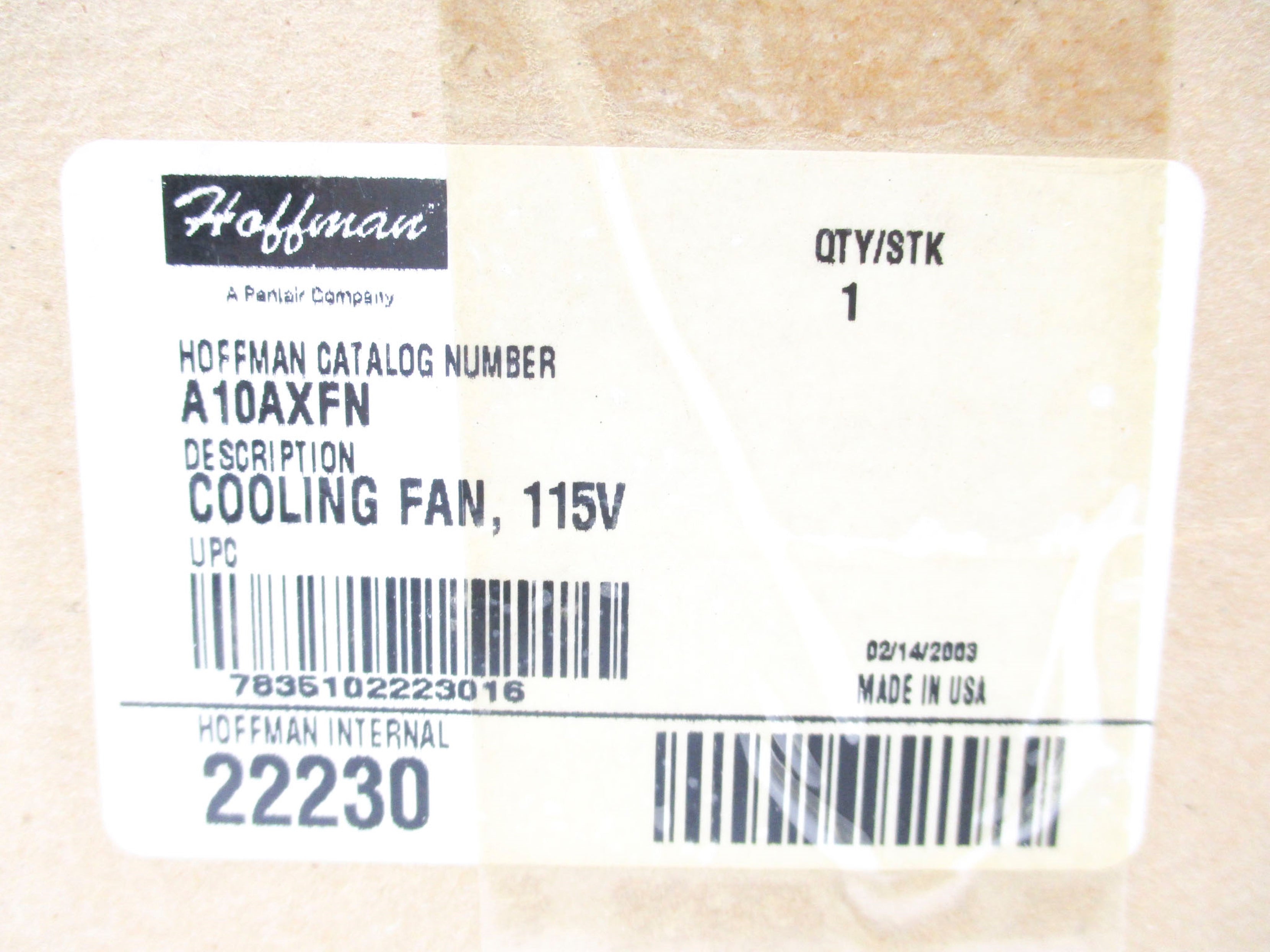 HOFFMAN A10AXFN NSMP