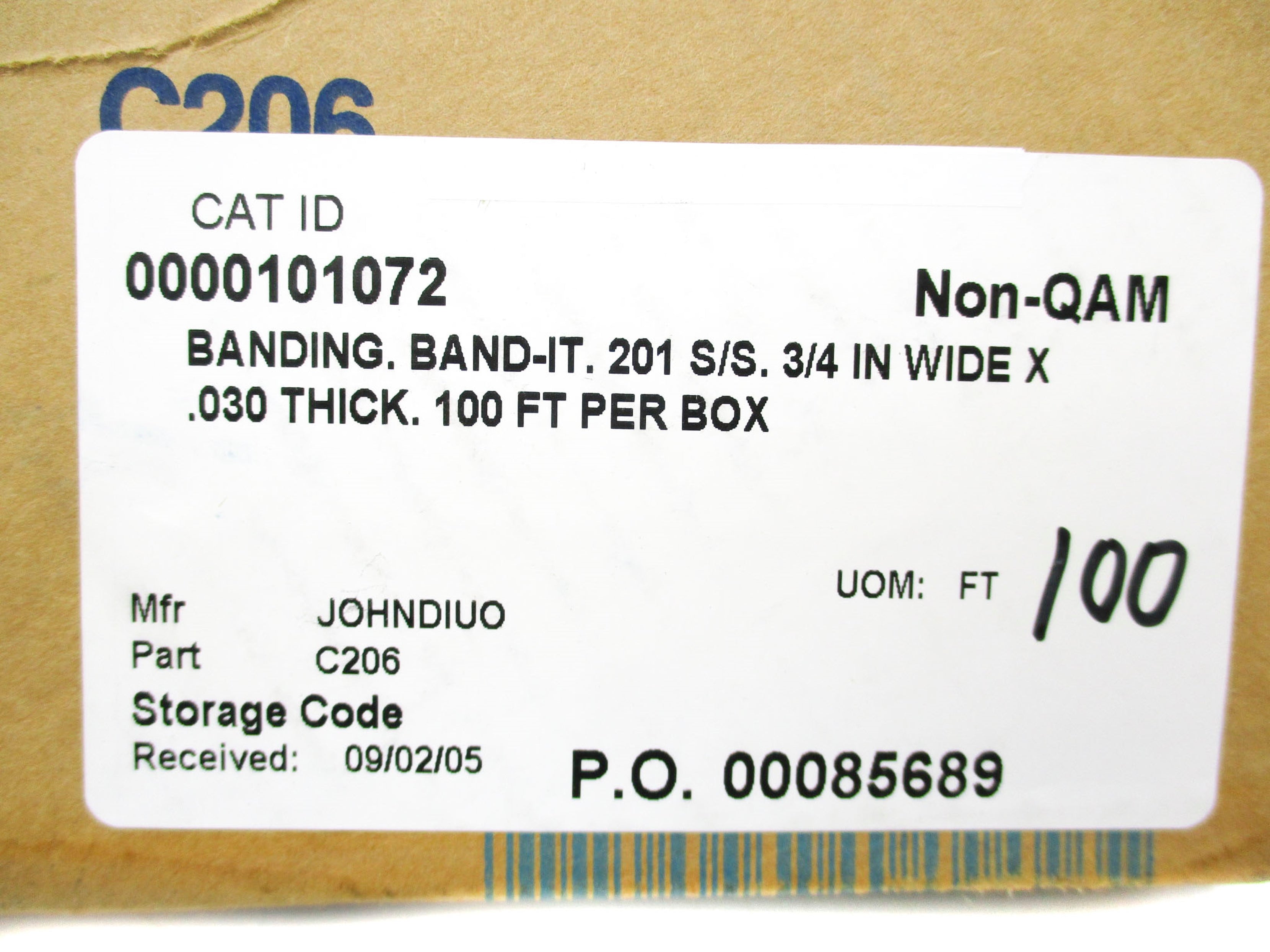 BAND-IT C206 NSFS