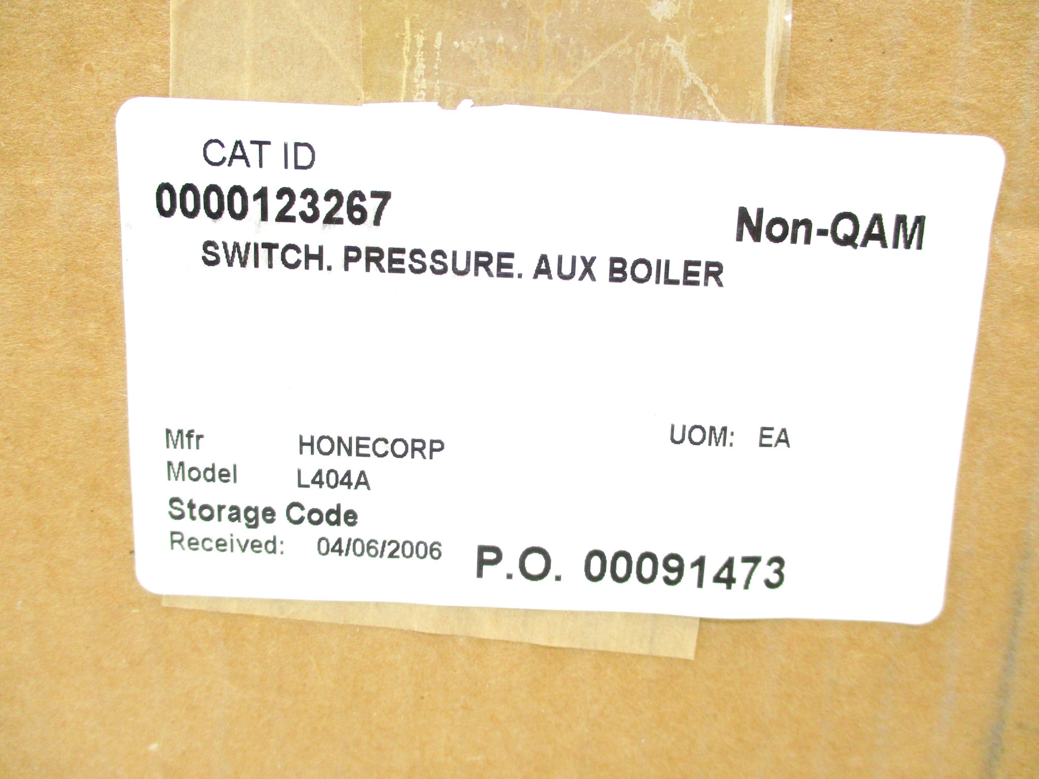 HONEYWELL L404A1396 150PSI NSMP